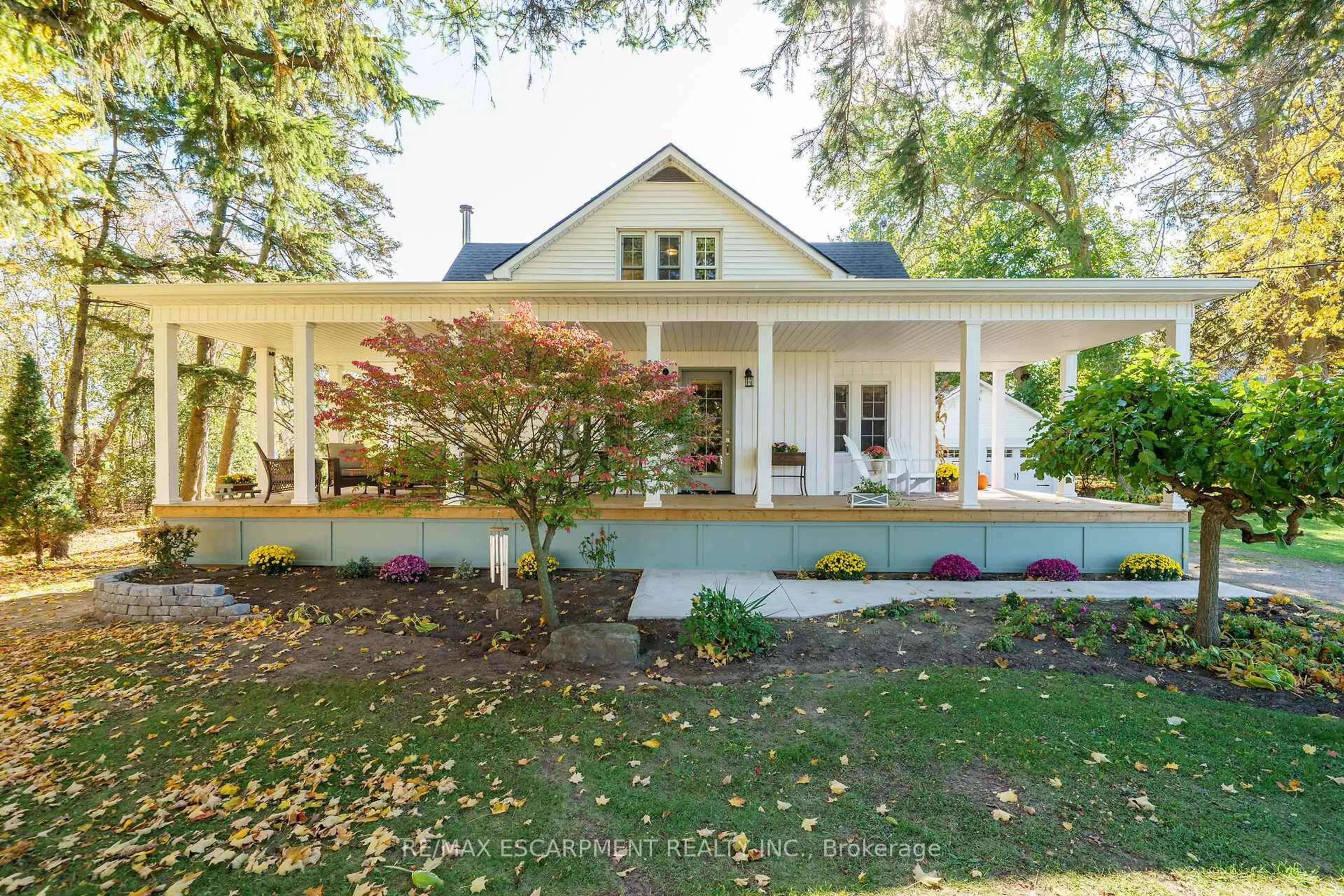 Home with vinyl exterior material, street for 1072 Concession 13 Townsend, Norfolk Ontario N3Y 4K3