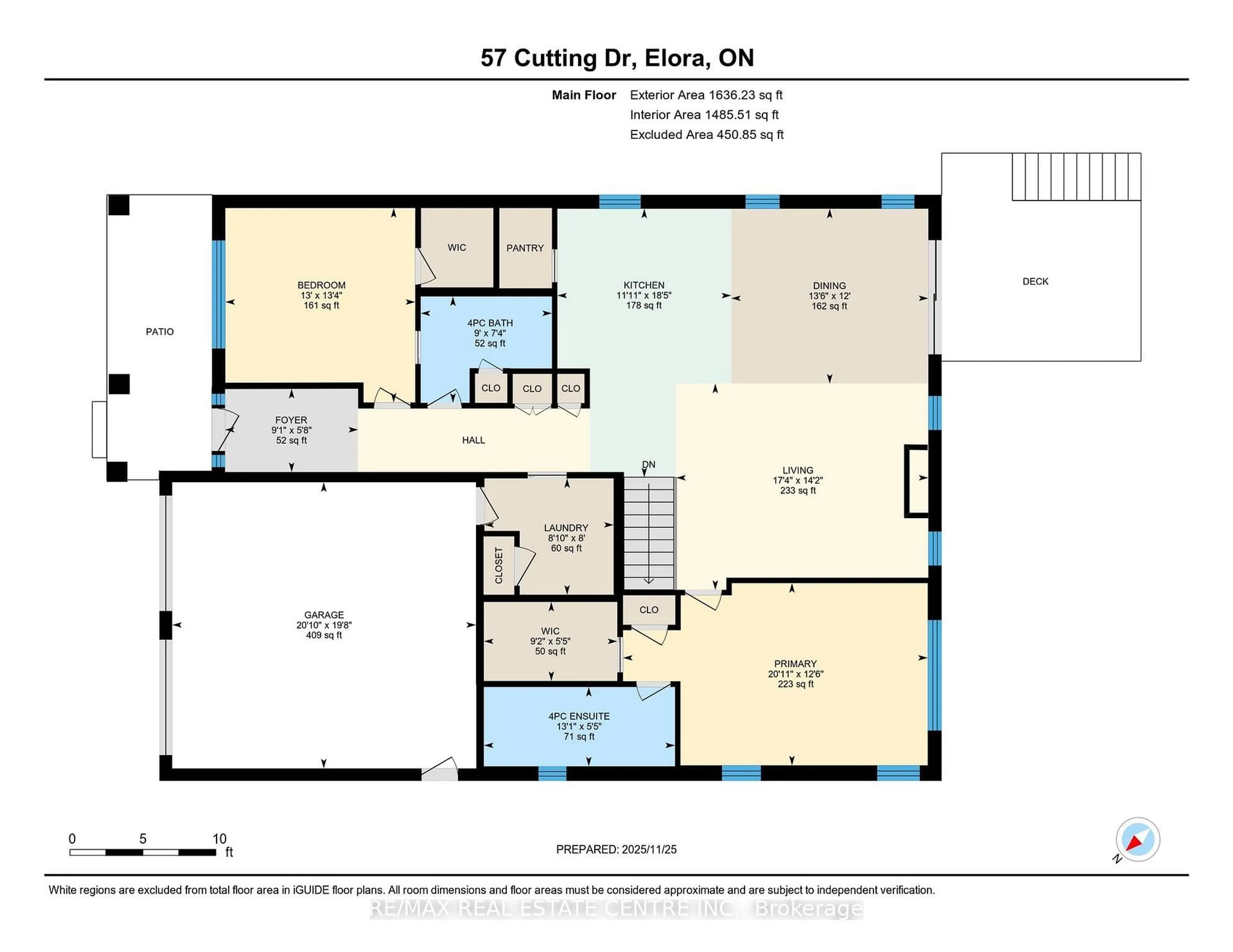 Floor plan for 57 Cutting Dr, Centre Wellington Ontario N0B 1S0