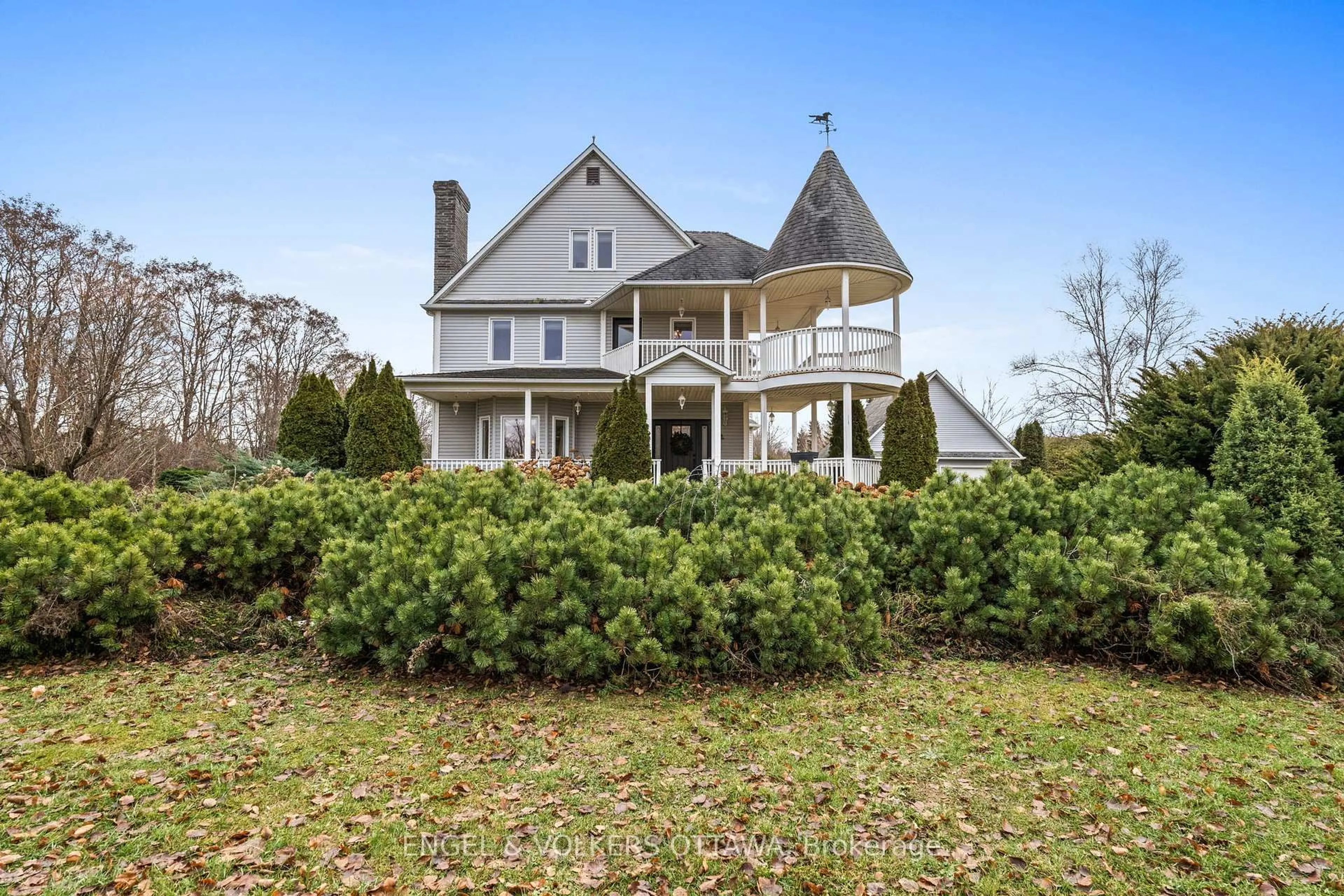 A pic from outside/outdoor area/front of a property/back of a property/a pic from drone, unknown for 2410 Concession Rd, North Grenville Ontario K0G 1J0