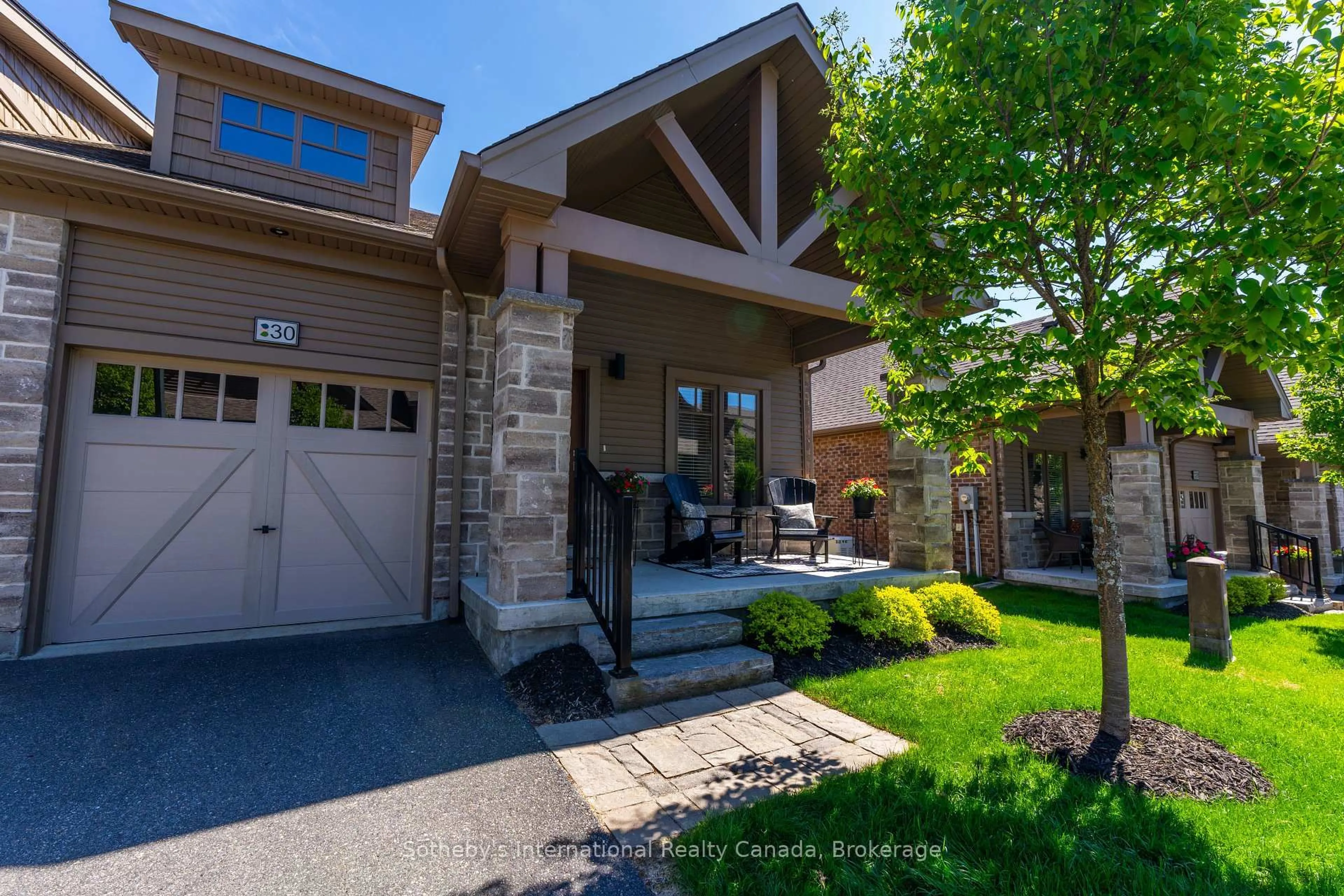 Home with brick exterior material, street for 30 Serenity Place Cres, Huntsville Ontario P1H 0C4