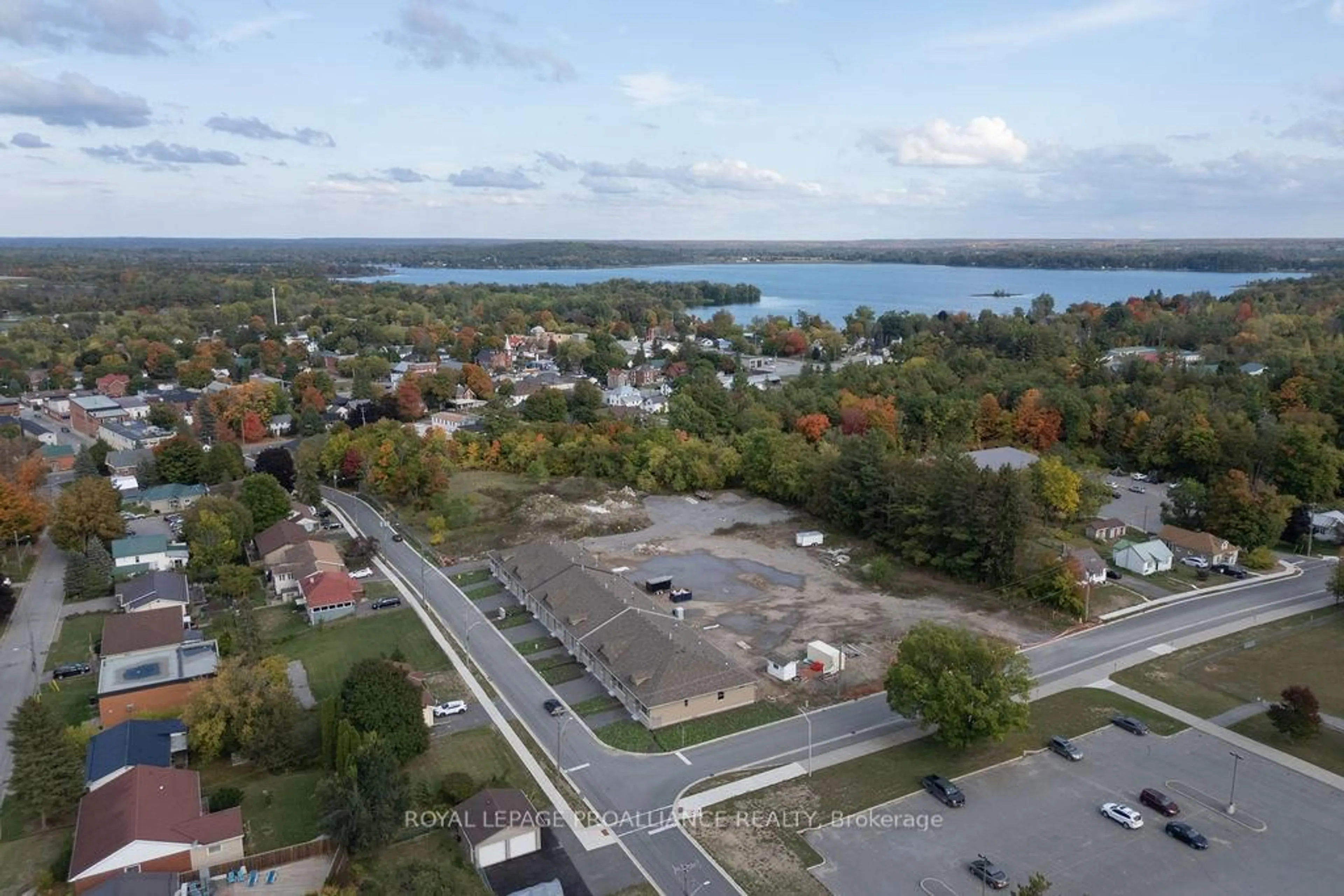 A pic from outside/outdoor area/front of a property/back of a property/a pic from drone, water/lake/river/ocean view for 175 Pomeroy Ave, Tweed Ontario K0K 3J0