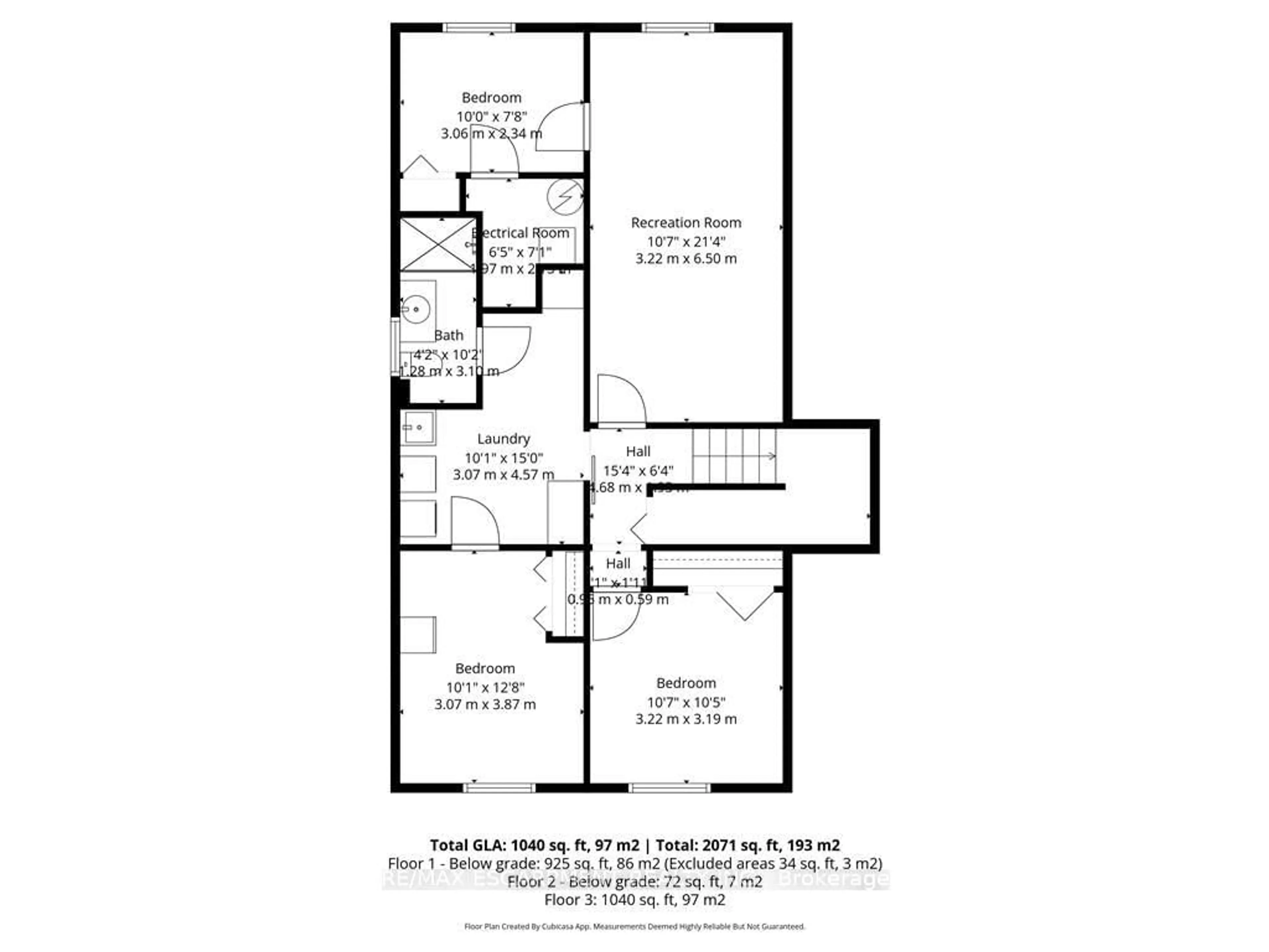 Floor plan for 31 Raleigh St, Hamilton Ontario L8W 1H4