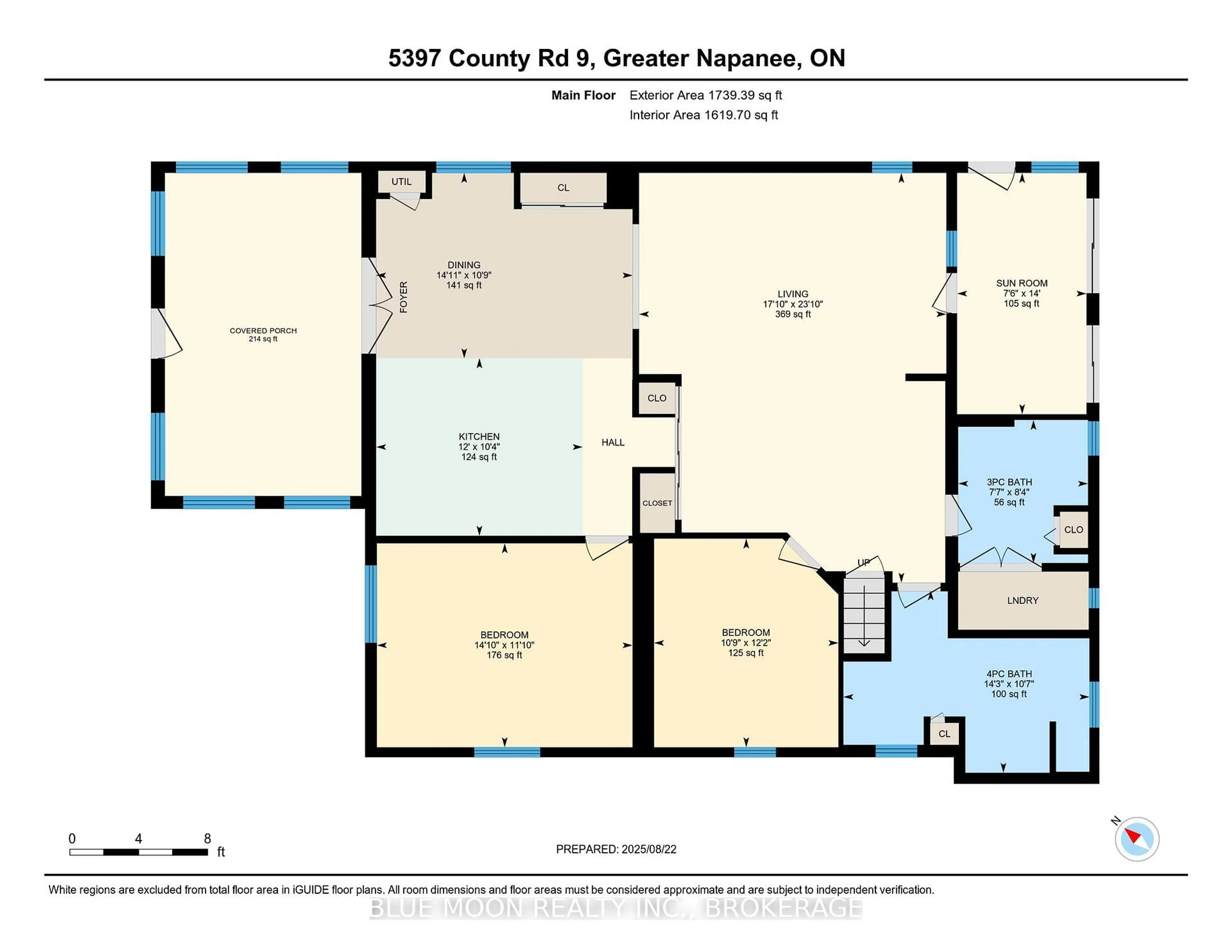 Floor plan for 5397 County 9 Rd, Napanee Ontario K7R 3K8