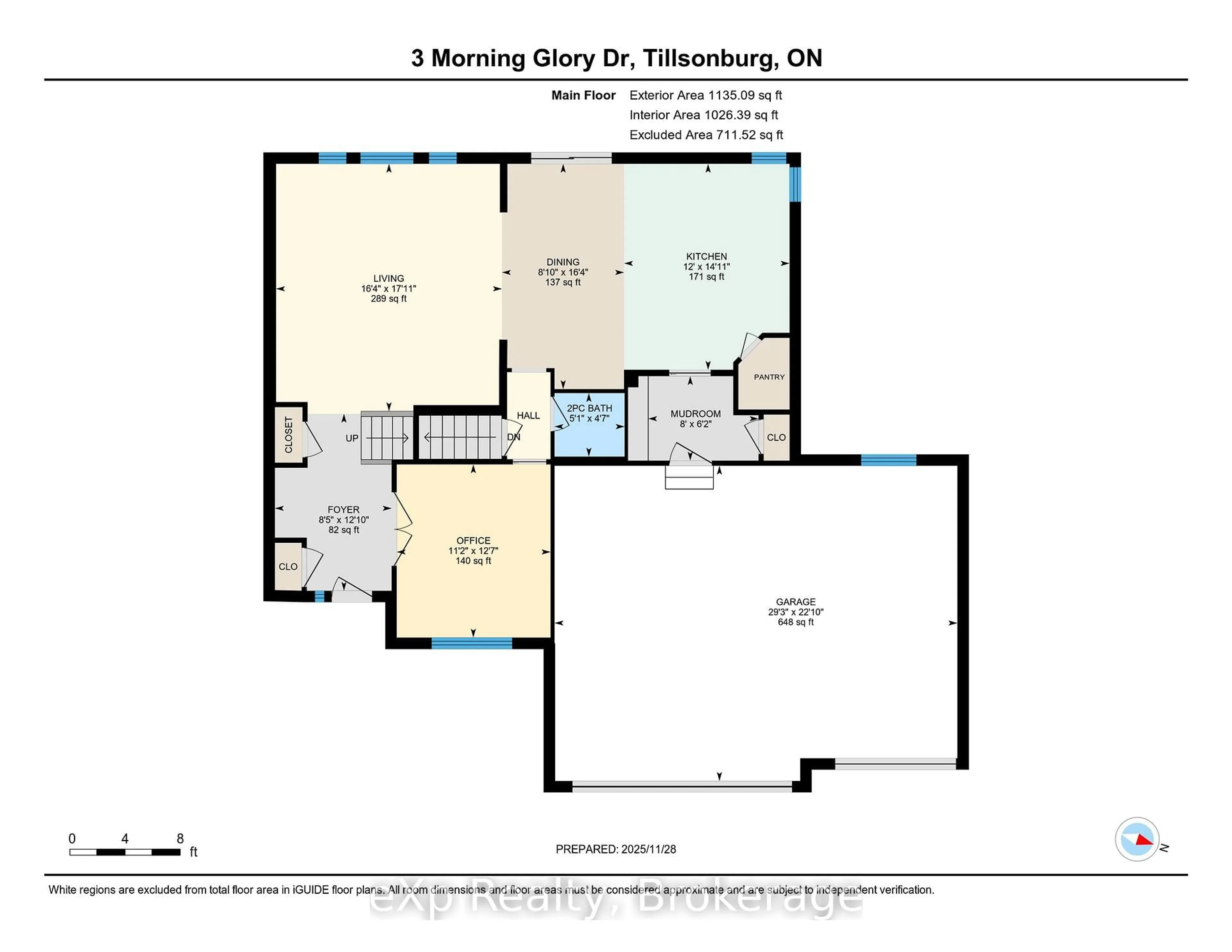 Floor plan for 3 Morning Glory Dr, Tillsonburg Ontario N4G 5S8