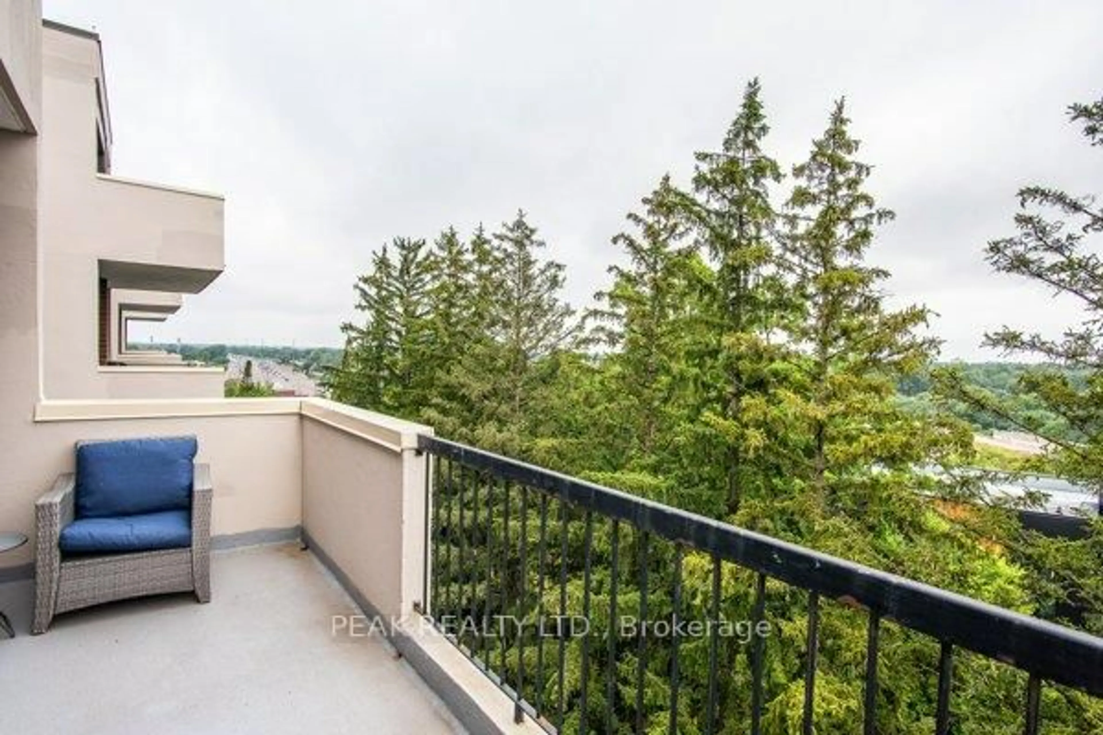 Balcony in the apartment, unknown for 260 Sheldon Ave #807, Kitchener Ontario N2H 6P2