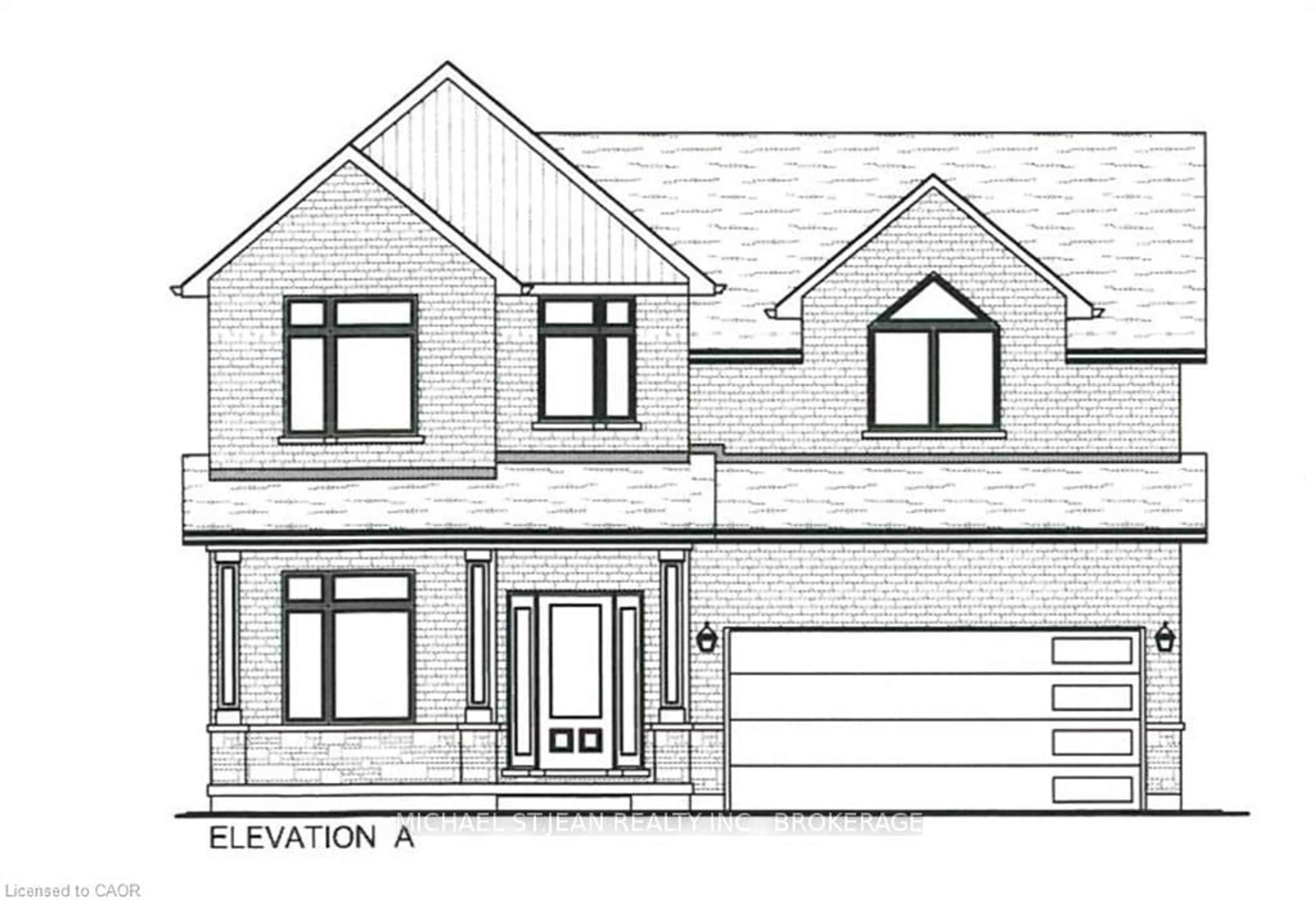 Floor plan for Lot 14 Klein Circ, Hamilton Ontario L9G 3K9