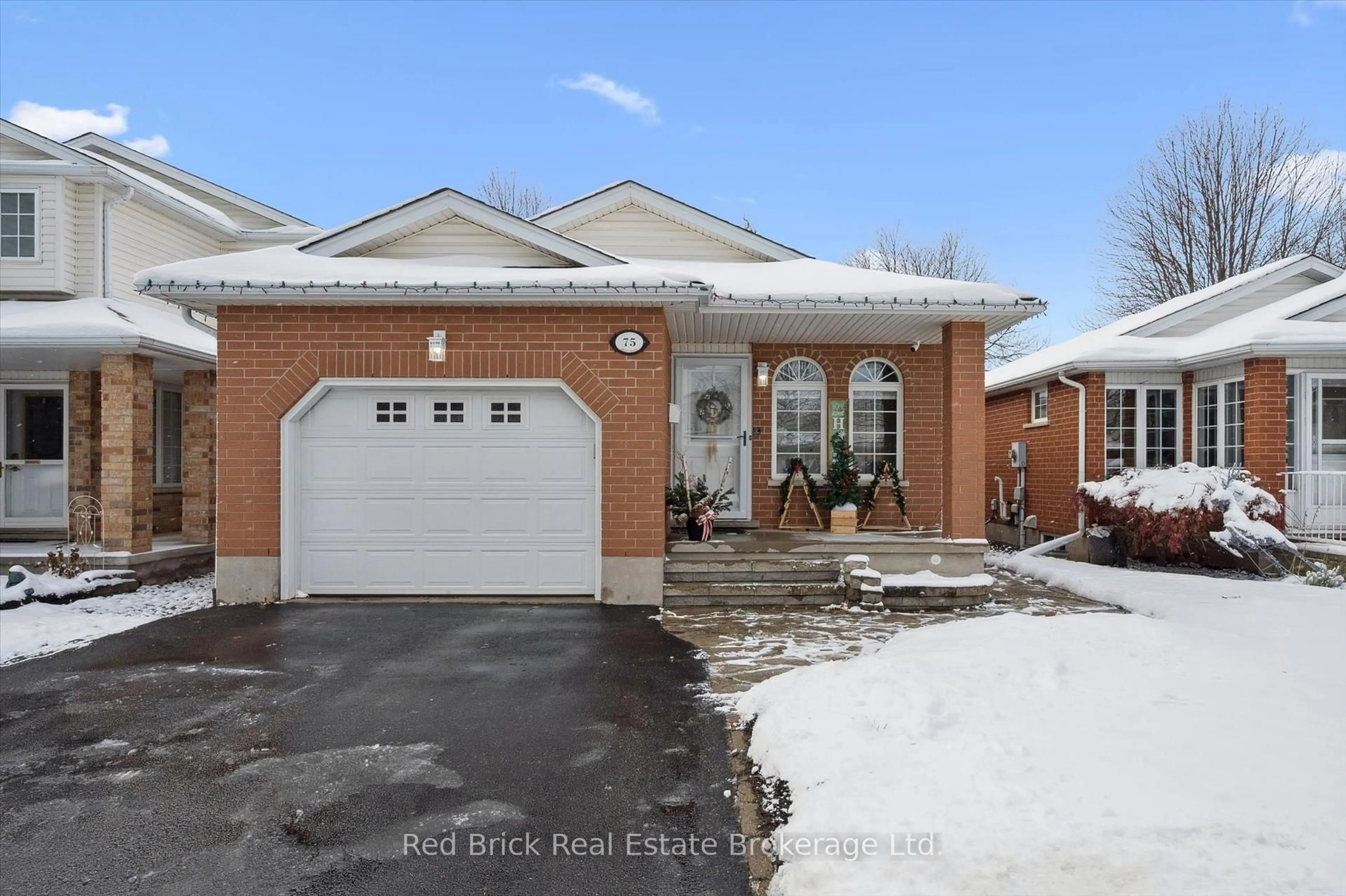 Home with brick exterior material, street for 75 Hill Tr, Guelph Ontario N1E 7C6