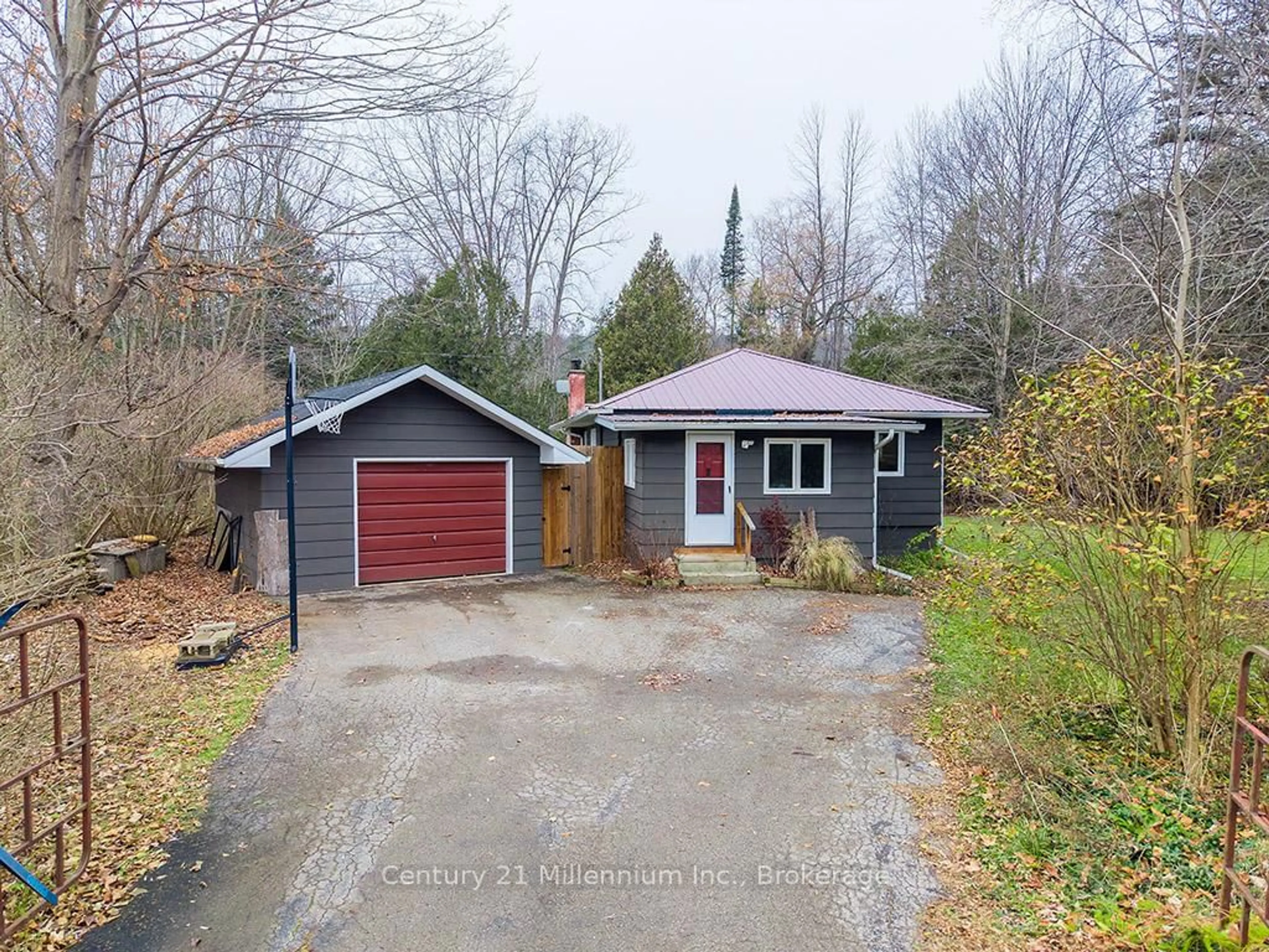 A pic from outside/outdoor area/front of a property/back of a property/a pic from drone, street for 175134 Grey Road 30 Rd, Grey Highlands Ontario N0C 1H0