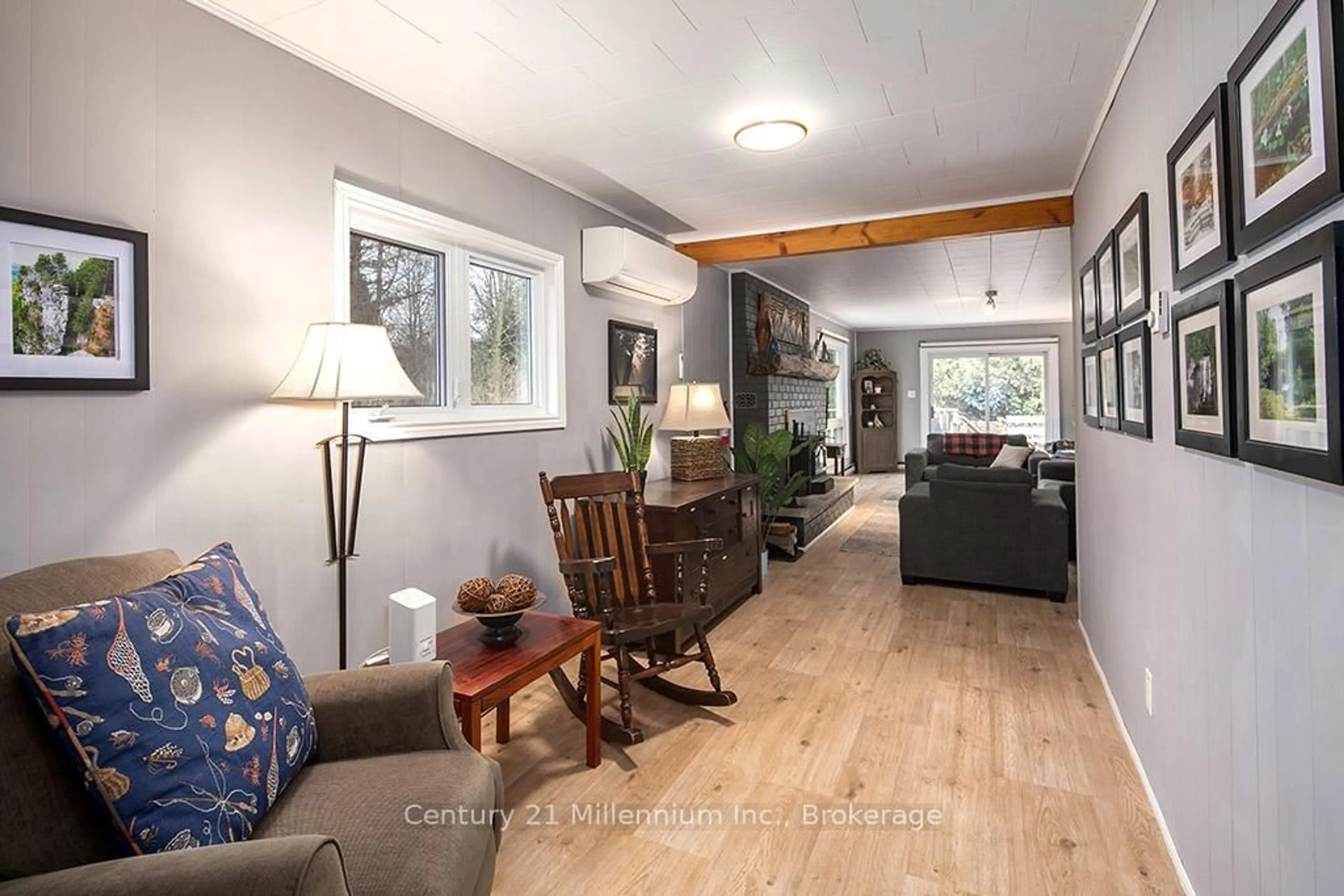 Living room with furniture, wood/laminate floor for 175134 Grey Road 30 Rd, Grey Highlands Ontario N0C 1H0