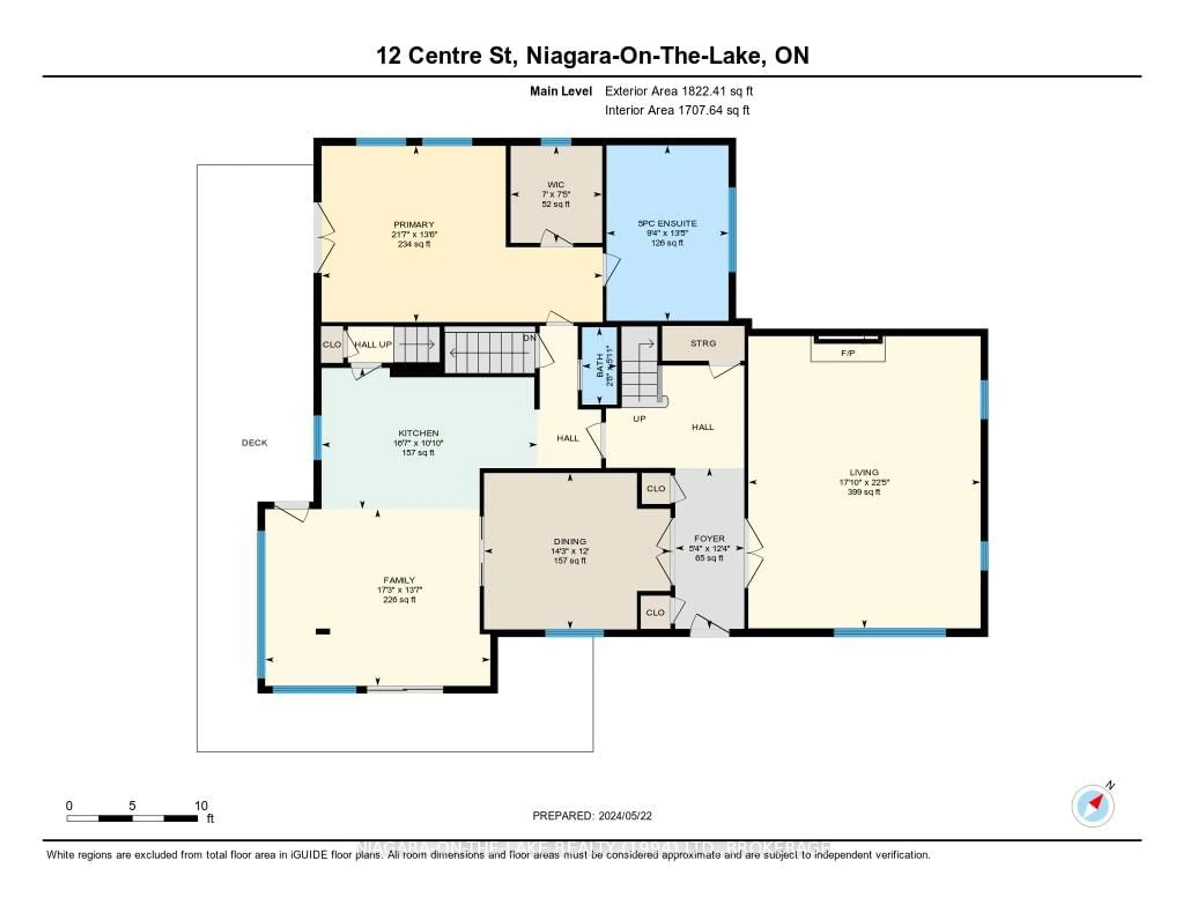 Floor plan for 12 CENTRE St, Niagara-on-the-Lake Ontario L0S 1J0