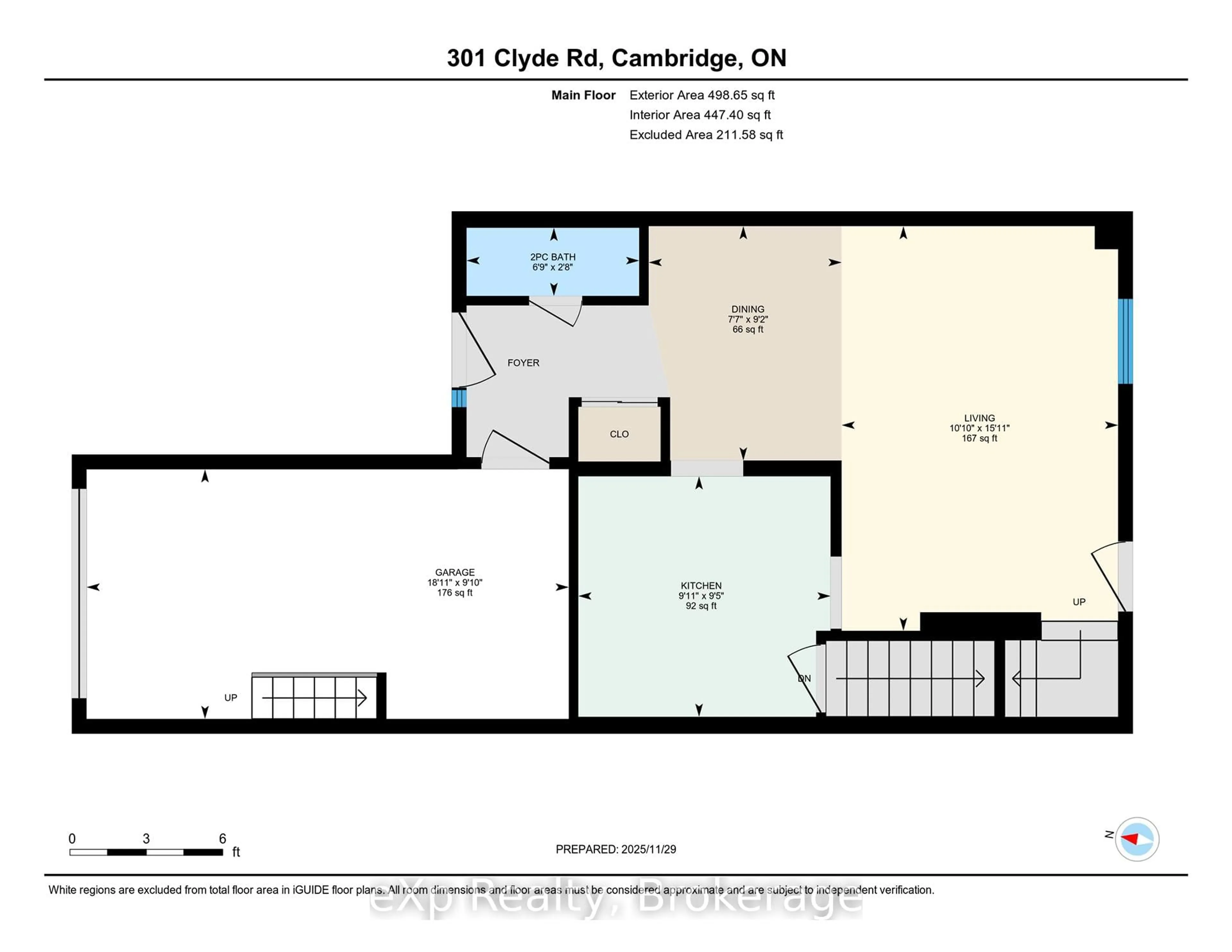 Floor plan for 301 Clyde Rd, Cambridge Ontario N1R 1L5