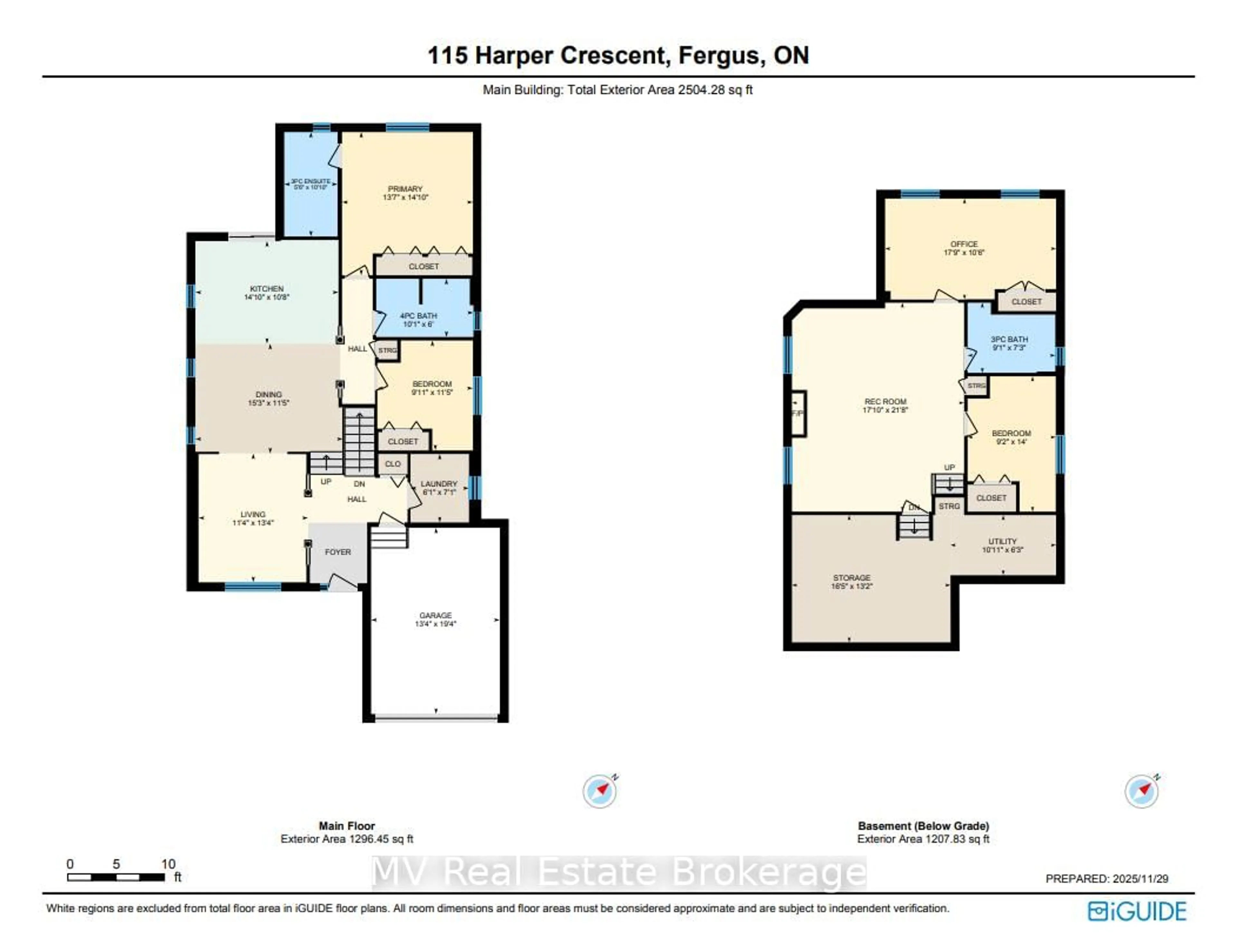Floor plan for 115 Harper Cres, Centre Wellington Ontario N1M 3W1