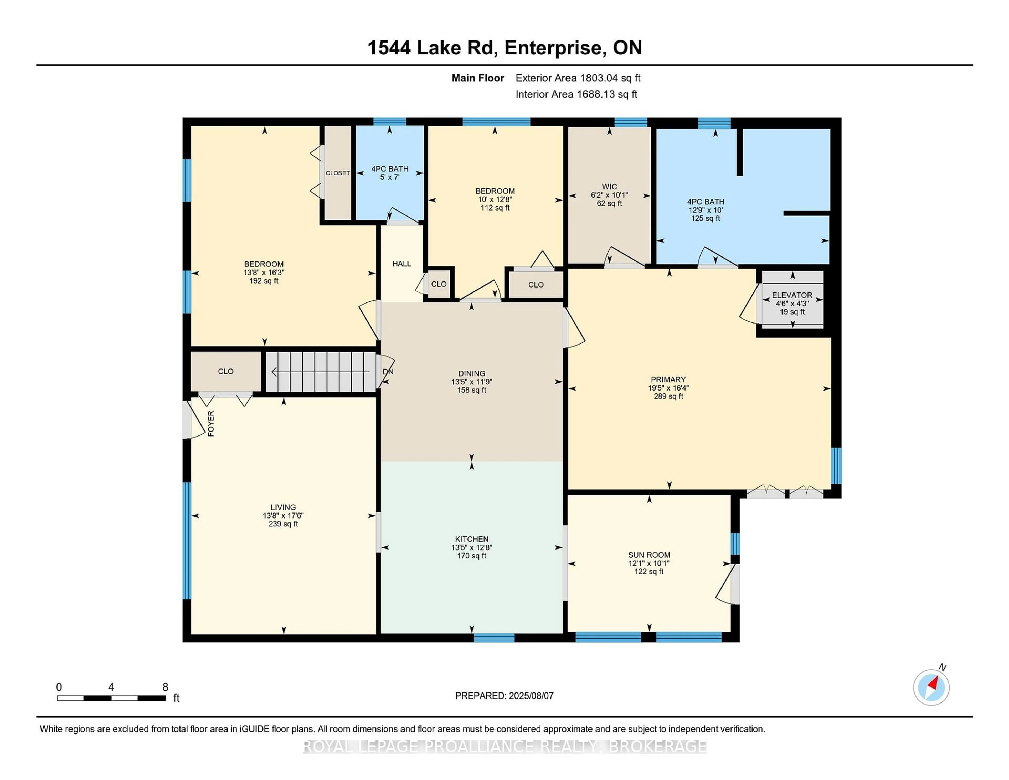 Floor plan for 1544 Lake Rd, Kaladar Ontario K0K 1Z0