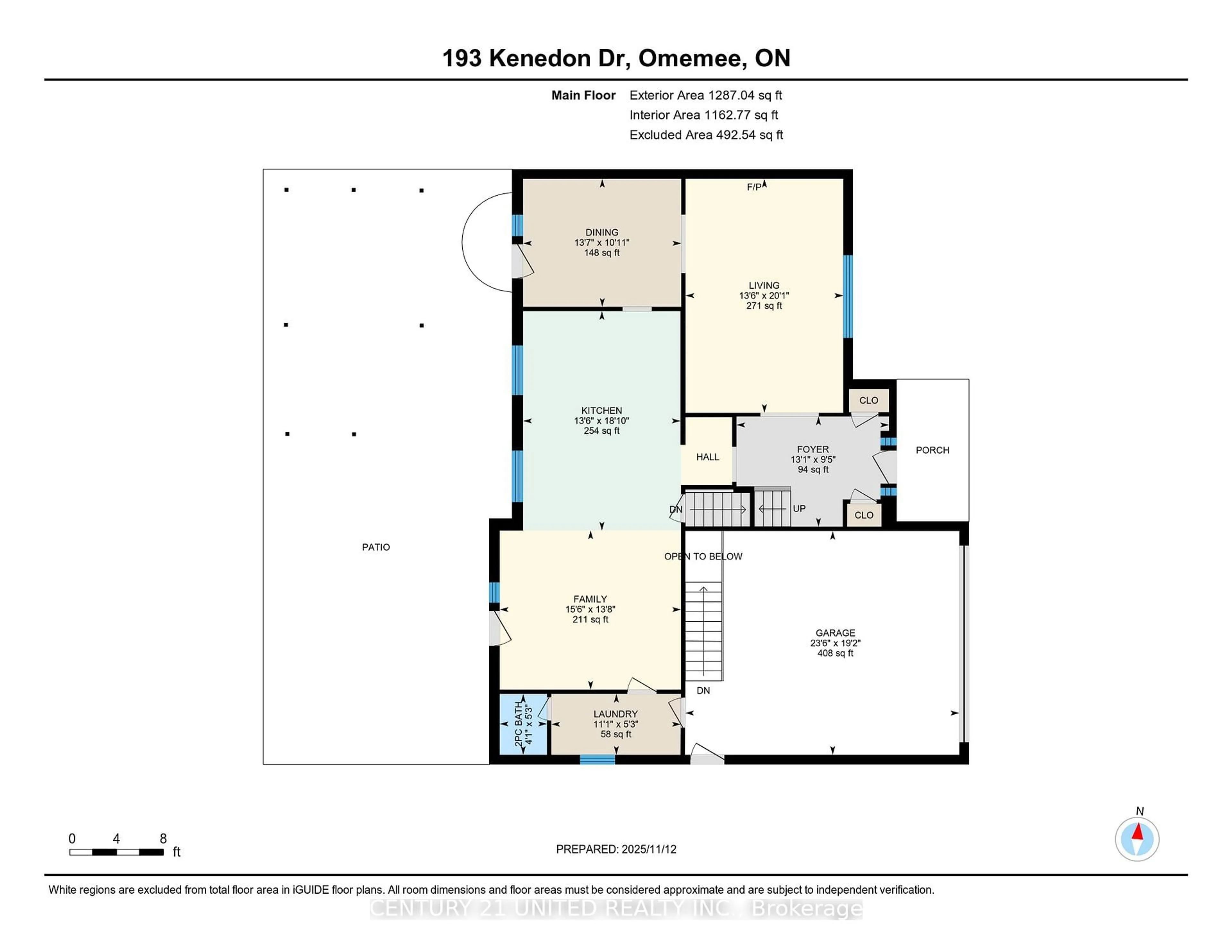 Floor plan for 193 Kenedon Dr, Kawartha Lakes Ontario K0L 2W0