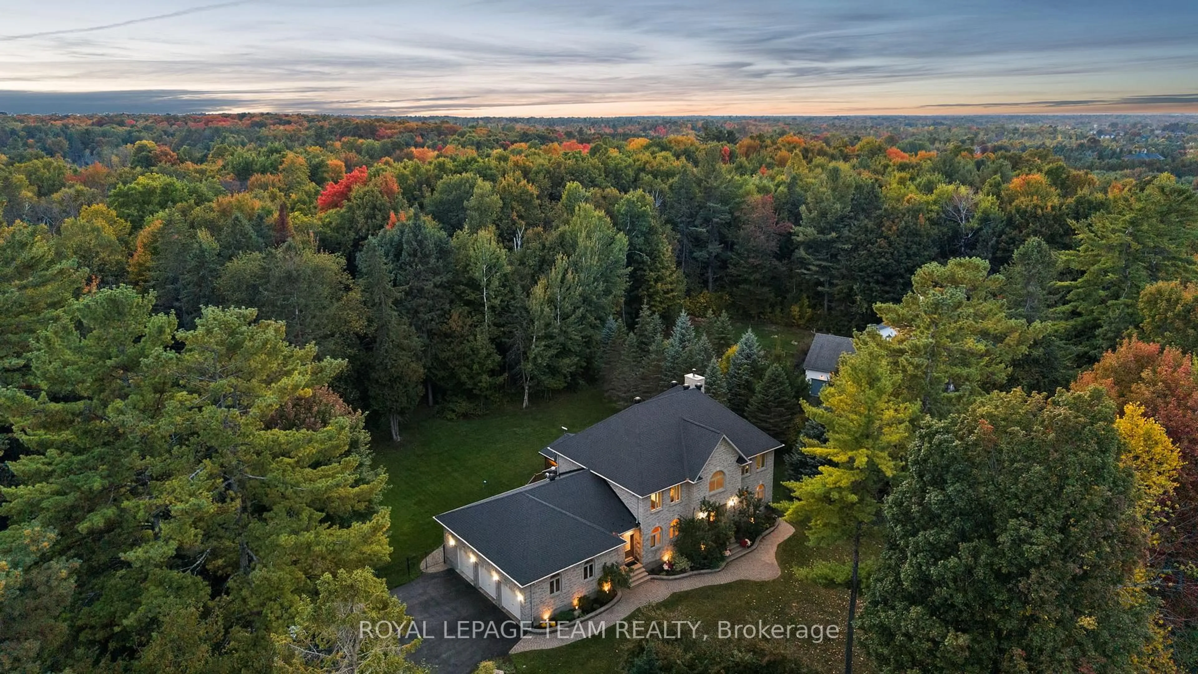 A pic from outside/outdoor area/front of a property/back of a property/a pic from drone, water/lake/river/ocean view for 51 Marchvale Dr, Ottawa Ontario K2W 1C1