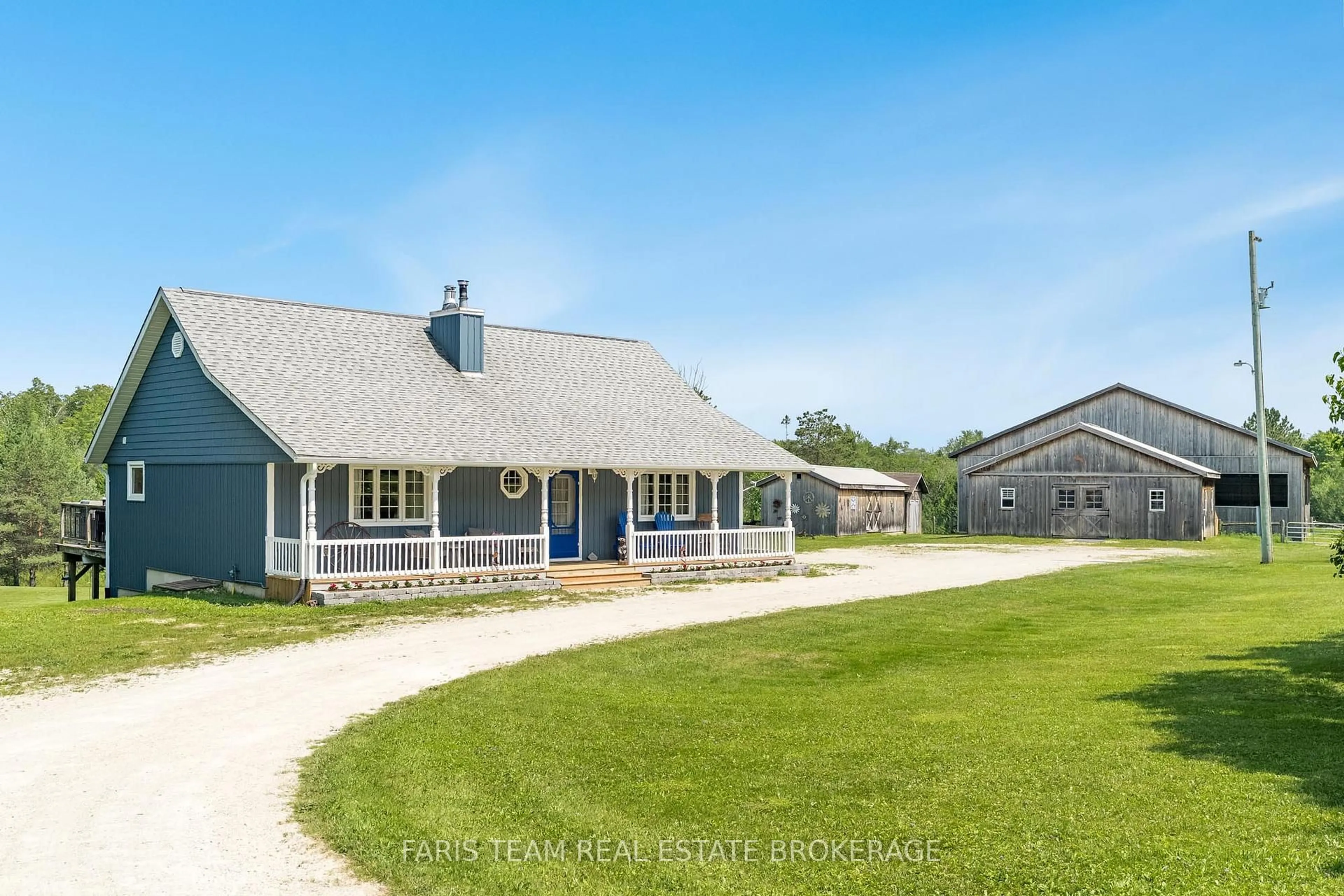 A pic from outside/outdoor area/front of a property/back of a property/a pic from drone, street for 735519 West Back Line, West Grey Ontario N0C 1H0