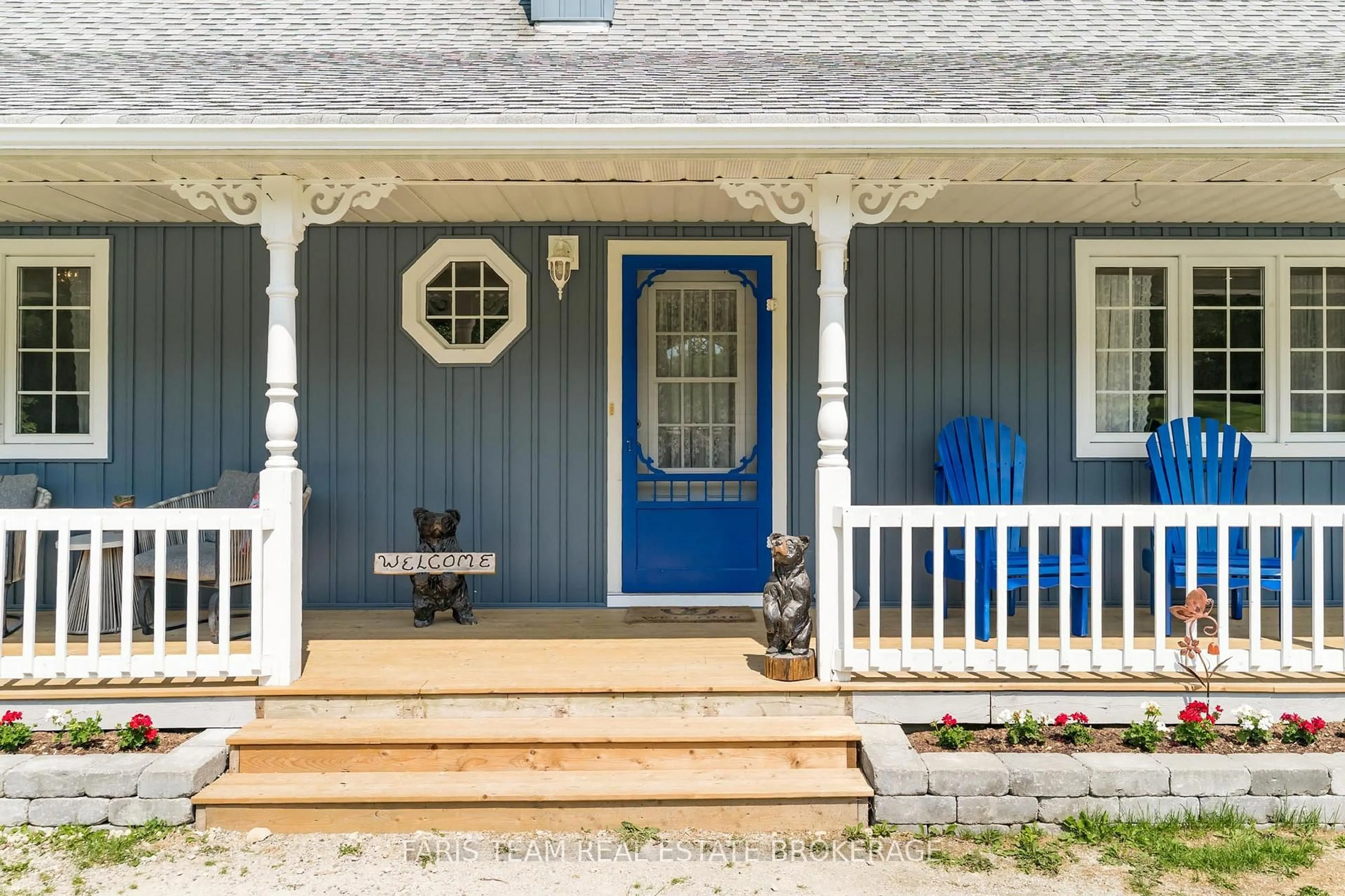 Home with vinyl exterior material, street for 735519 West Back Line, West Grey Ontario N0C 1H0