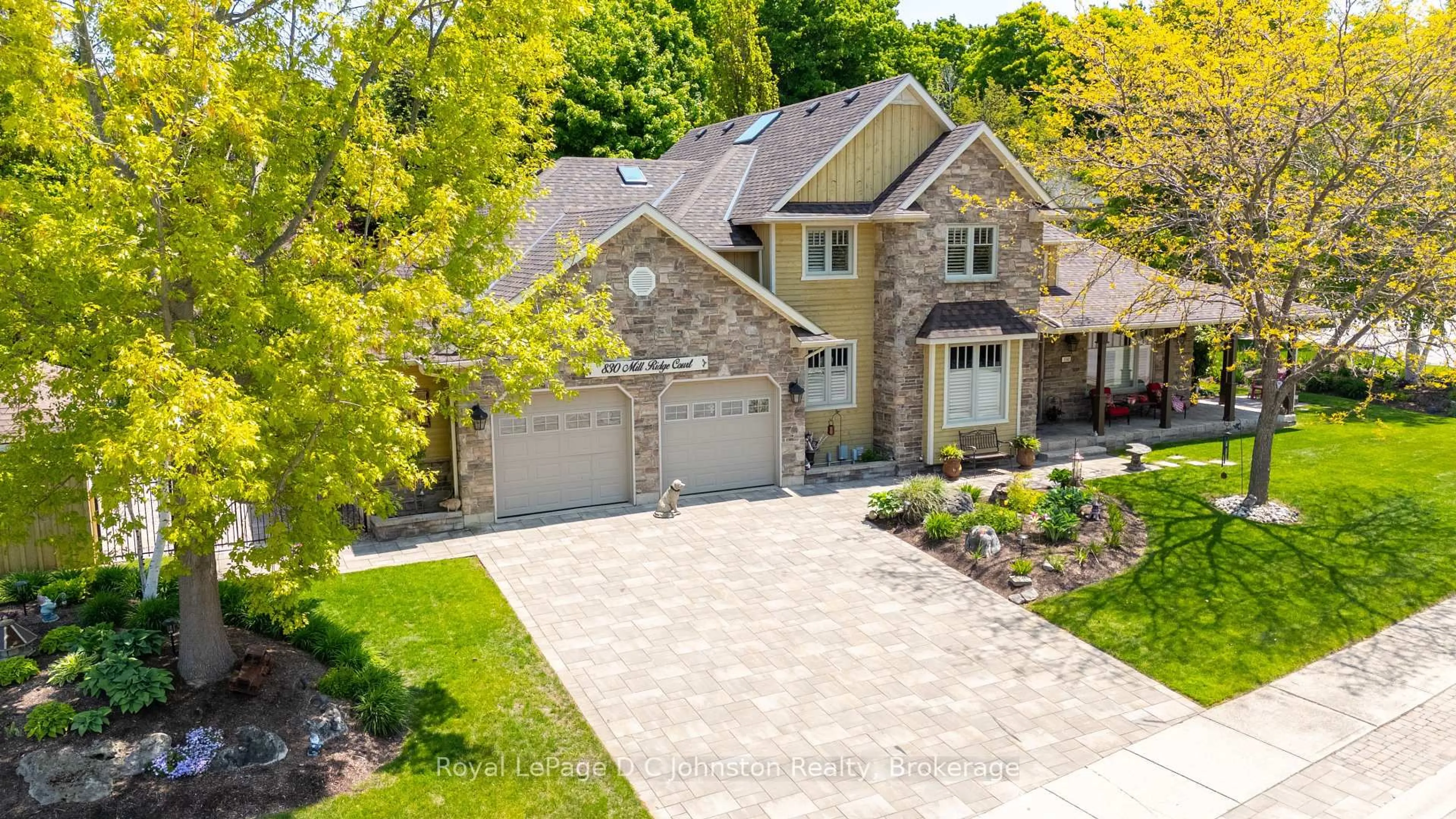 Home with brick exterior material, street for 830 Mill Ridge Crt, Saugeen Shores Ontario N0H 2C4