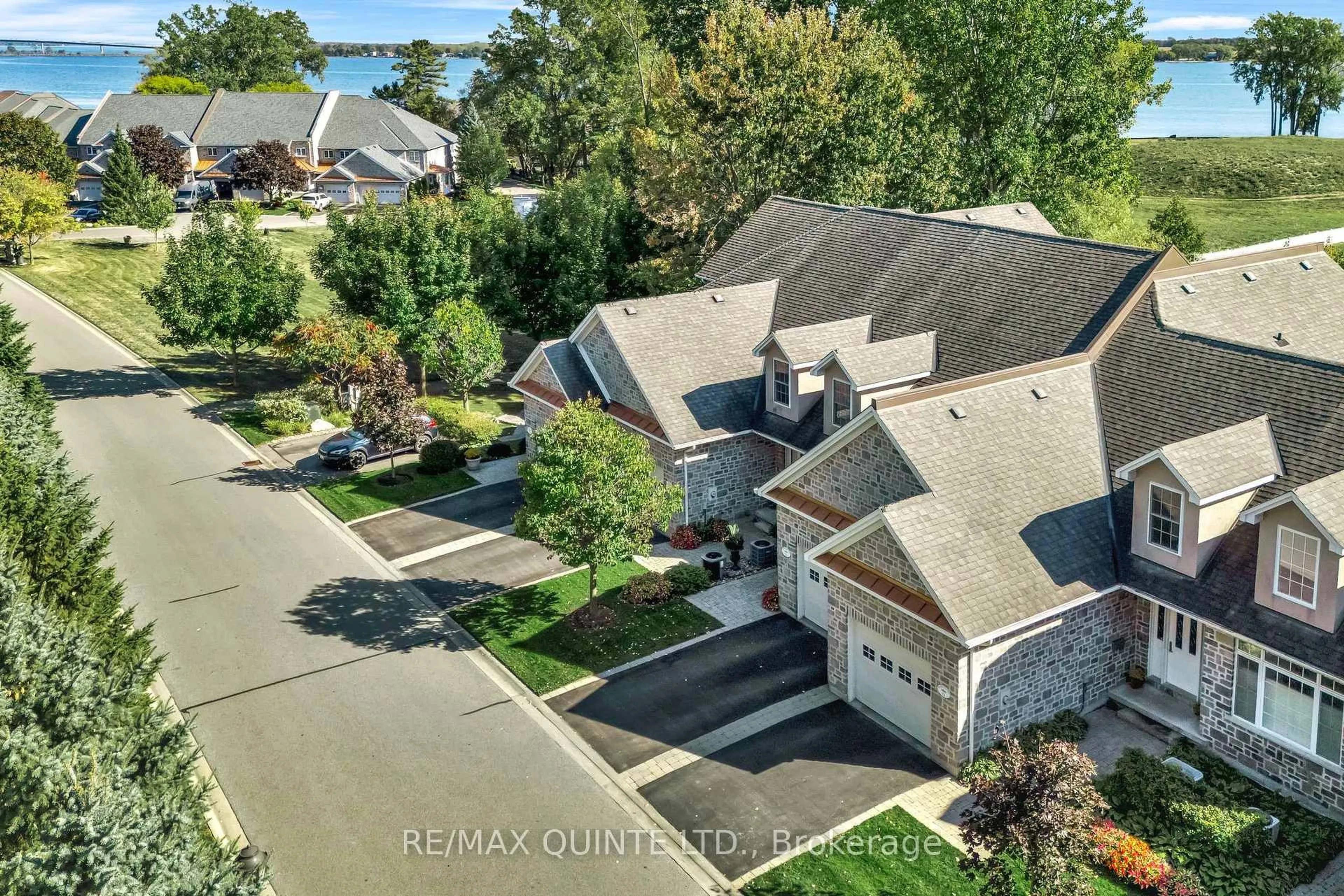 A pic from outside/outdoor area/front of a property/back of a property/a pic from drone, street for 24 Gracefield Lane, Belleville Ontario K8N 4Z2