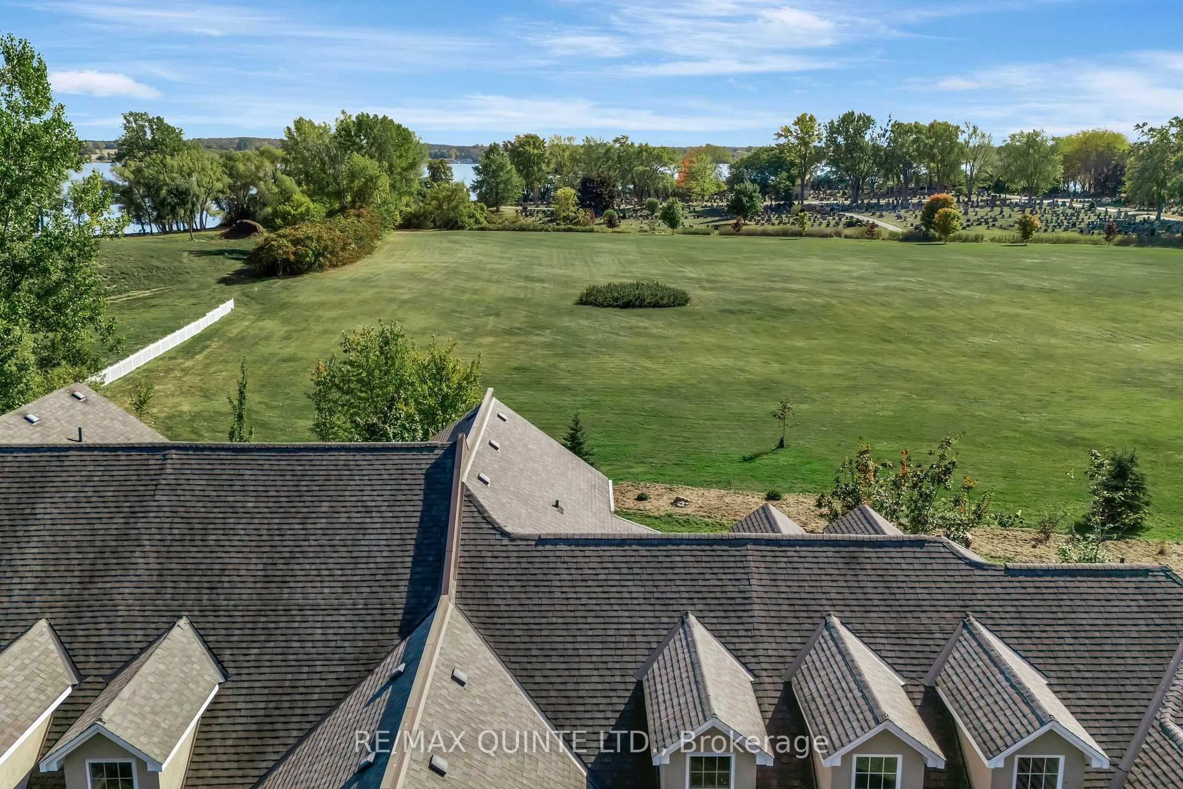 A pic from outside/outdoor area/front of a property/back of a property/a pic from drone, water/lake/river/ocean view for 24 Gracefield Lane, Belleville Ontario K8N 4Z2