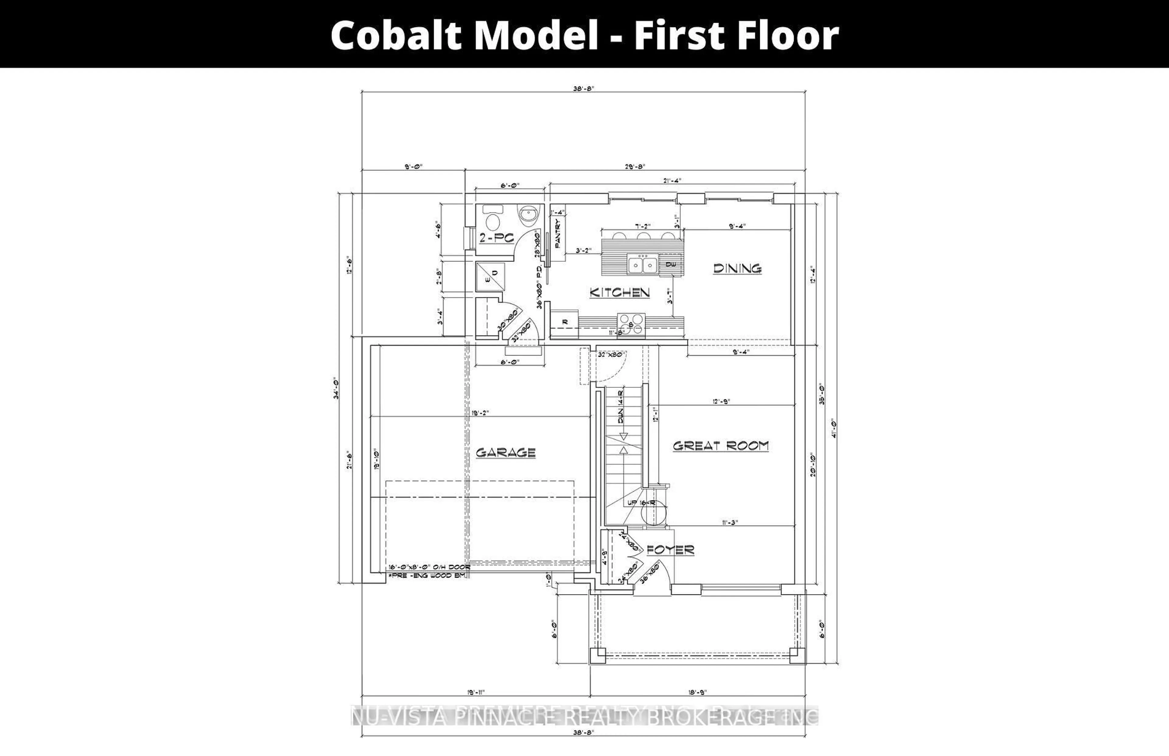 Floor plan for LOT 27 WATTS Dr, Lucan Biddulph Ontario N0M 2J0