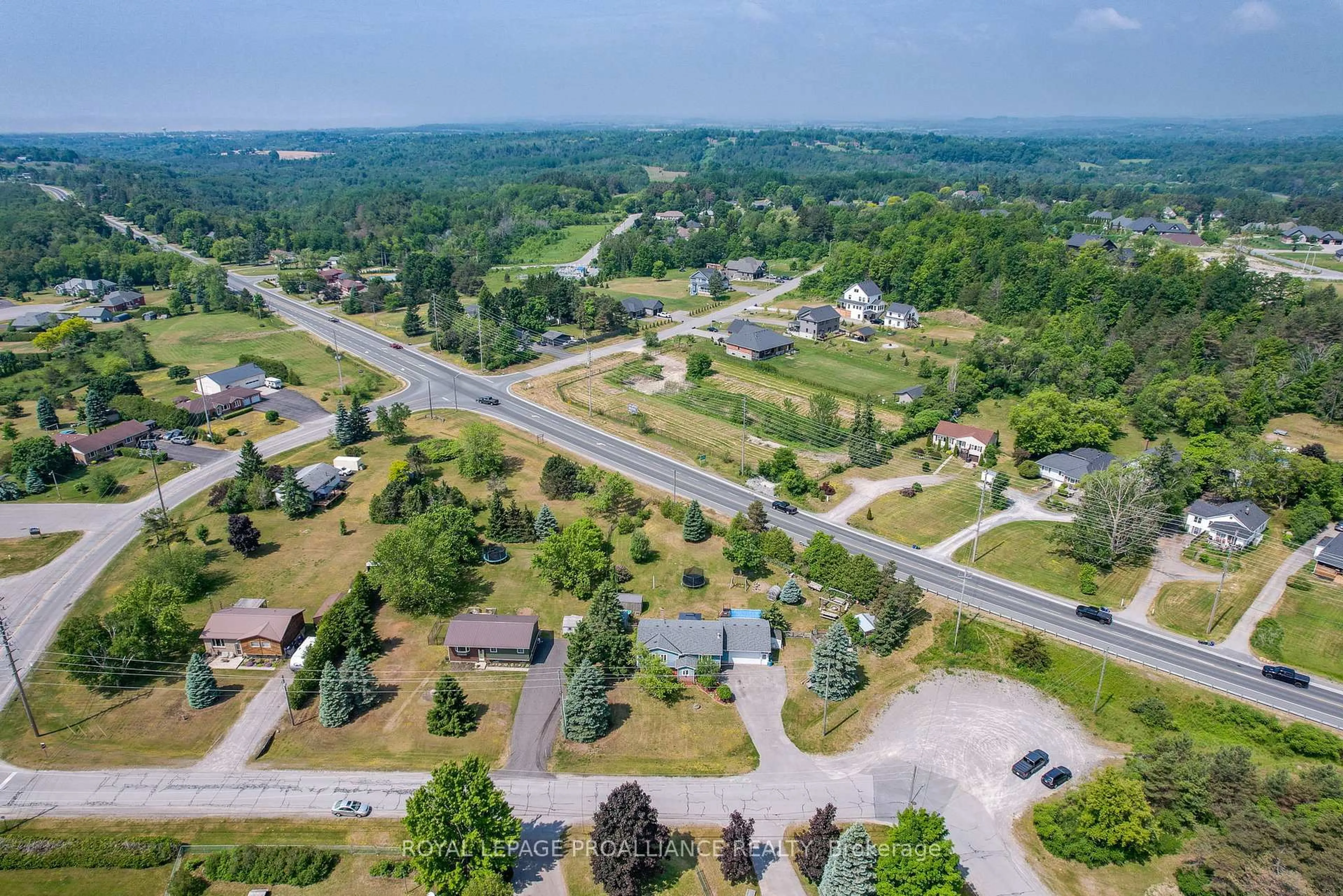 A pic from outside/outdoor area/front of a property/back of a property/a pic from drone, mountain view for 8 Oriole Cres, Hamilton Township Ontario K0K 1C0