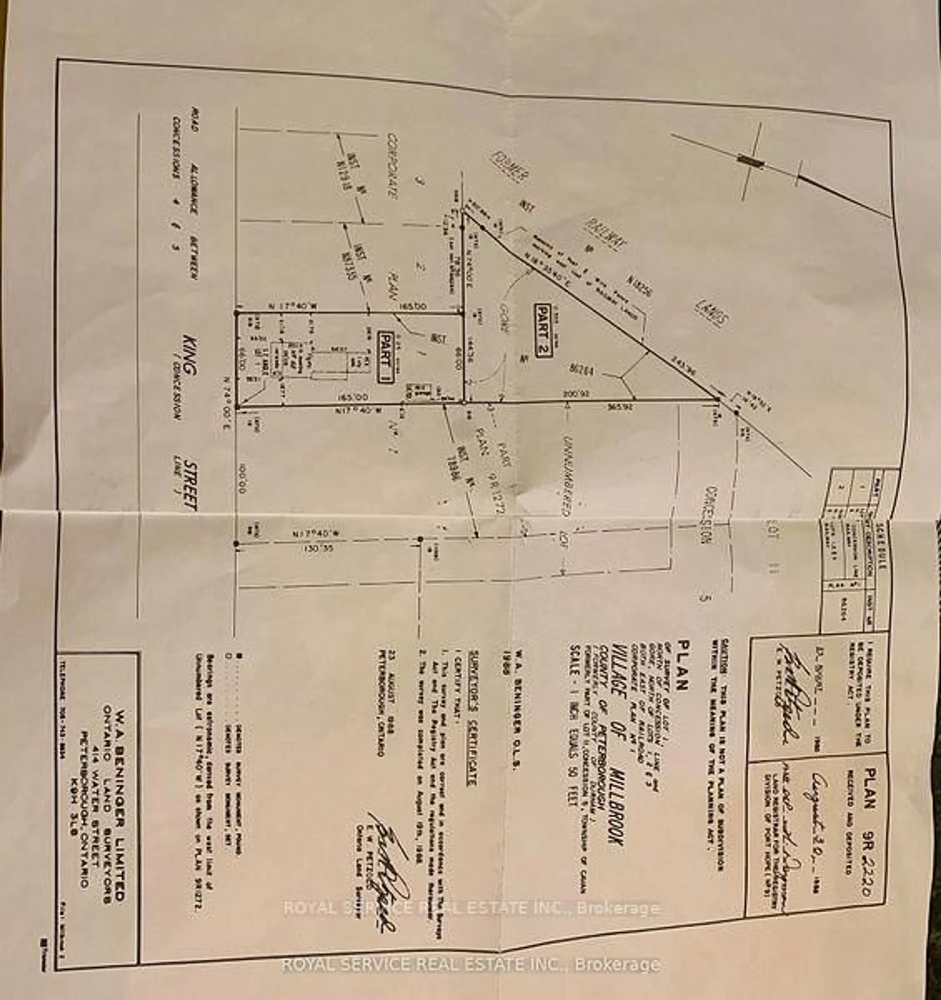 Floor plan for 60 King St, Cavan Monaghan Ontario L0A 1G0