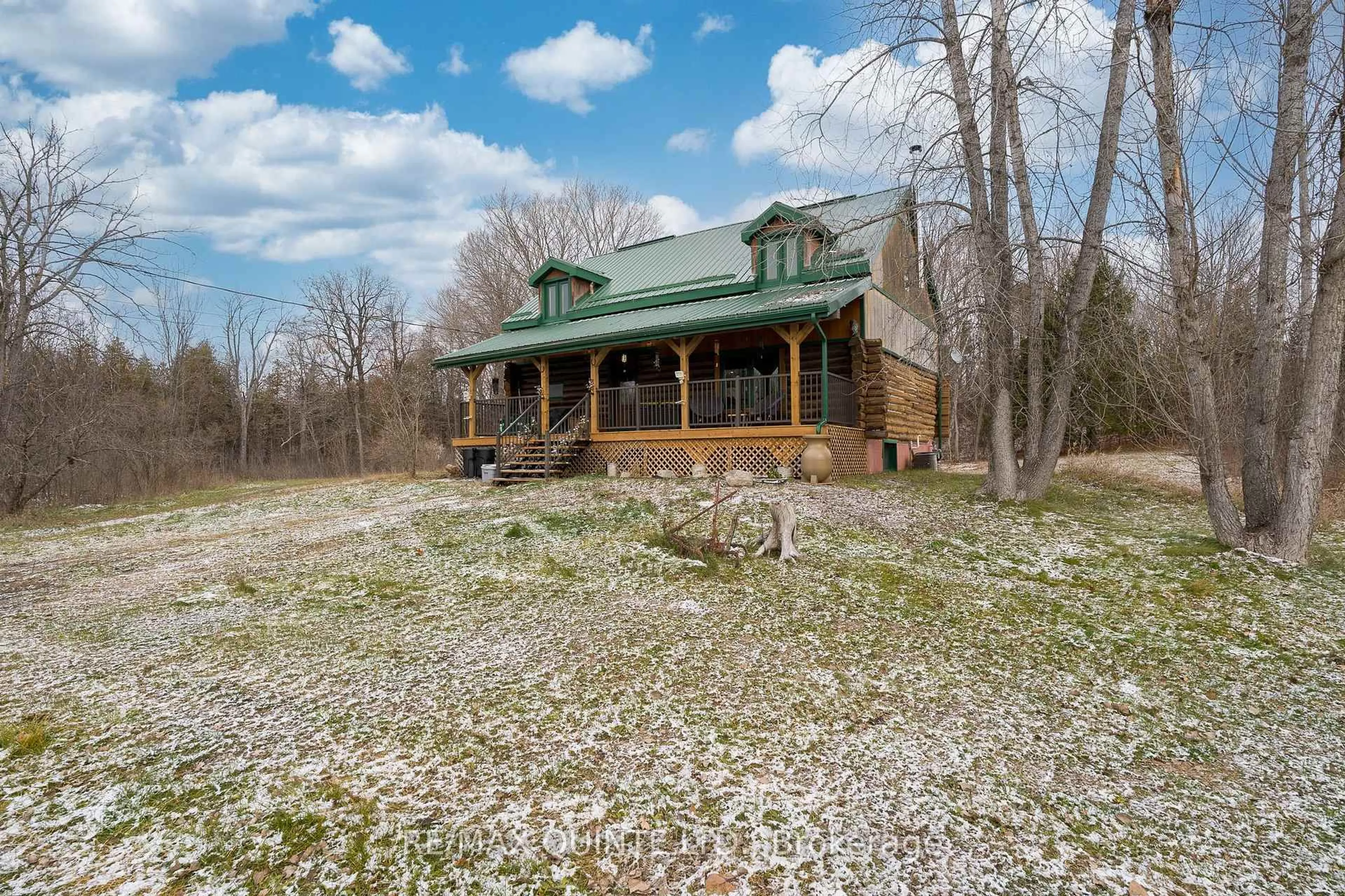A pic from outside/outdoor area/front of a property/back of a property/a pic from drone, unknown for 20 Thompson Rd, Madoc Ontario K0K 2K0