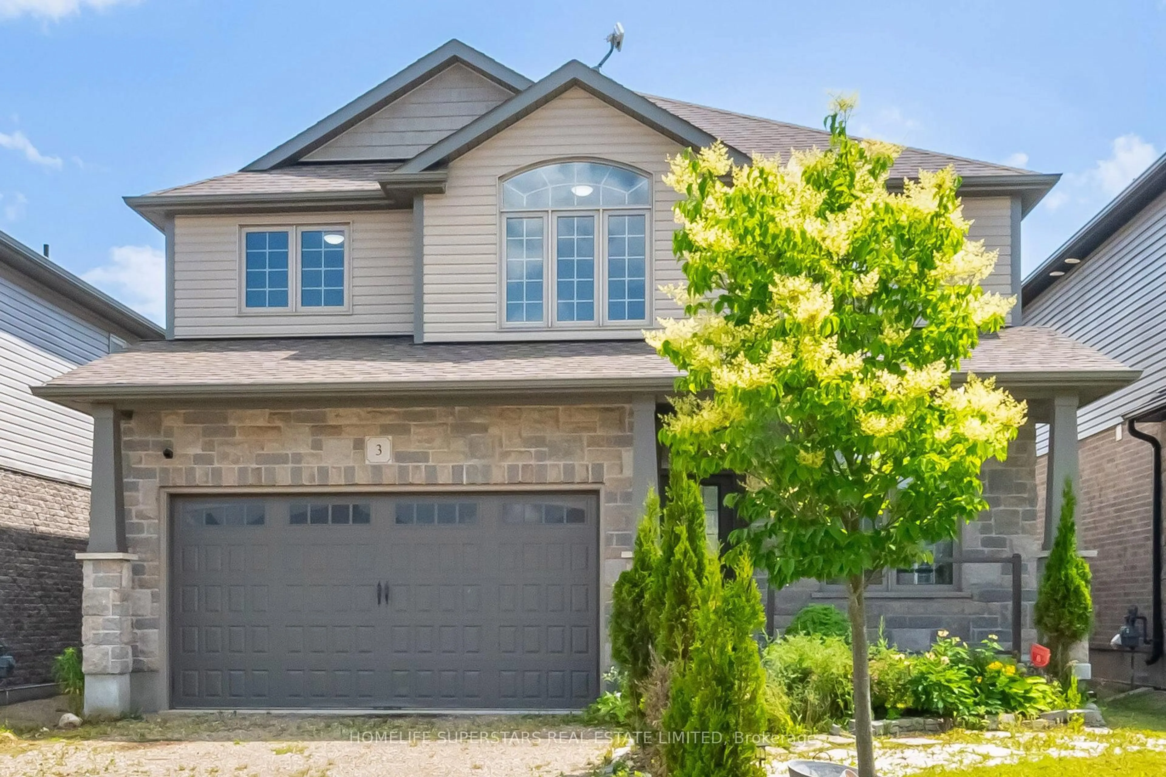 Home with brick exterior material, street for 3 STUCKEY Lane, East Luther Grand Valley Ontario L9W 5S4