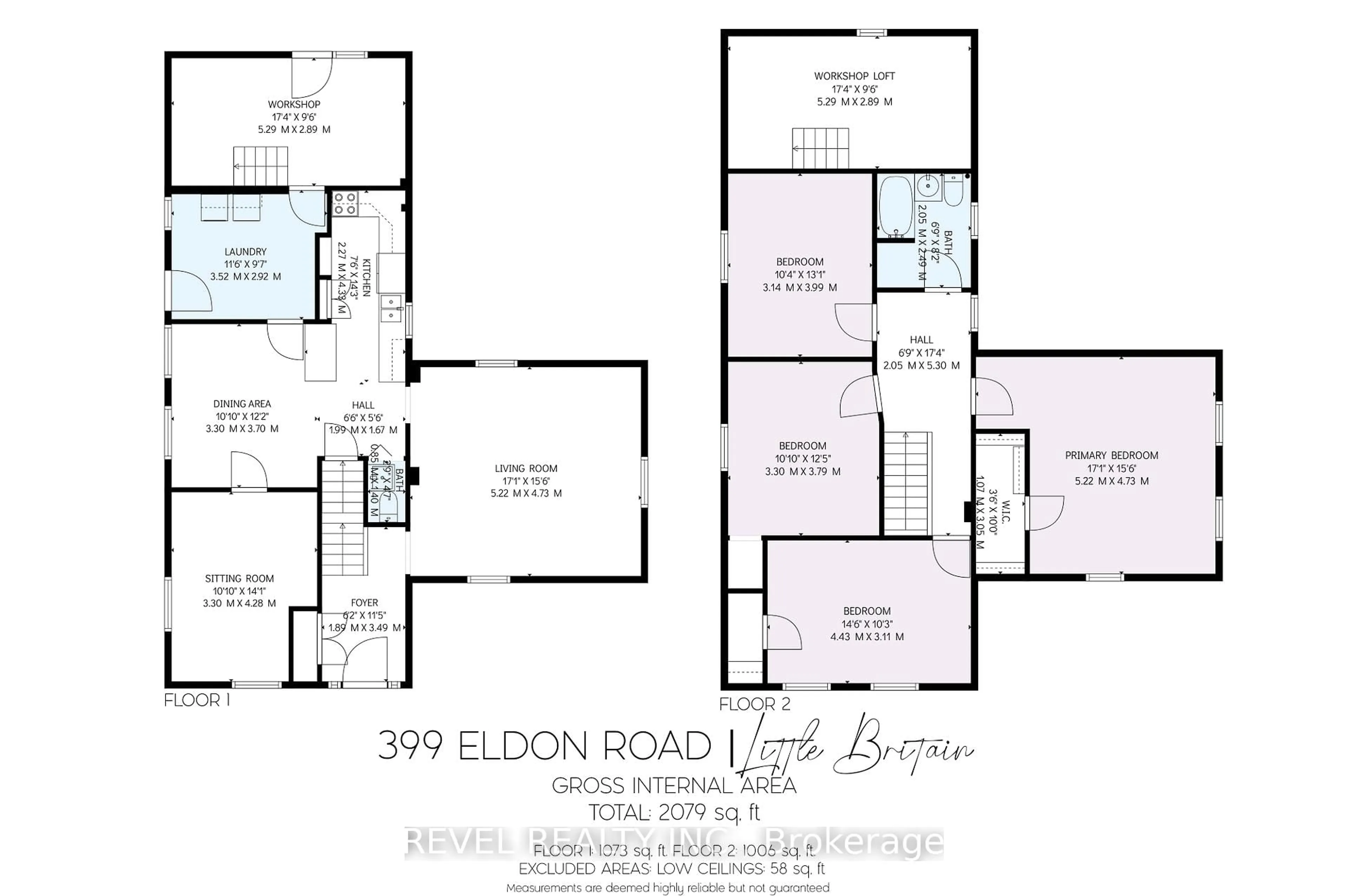 Floor plan for 399 Eldon Rd, Kawartha Lakes Ontario K0M 2C0
