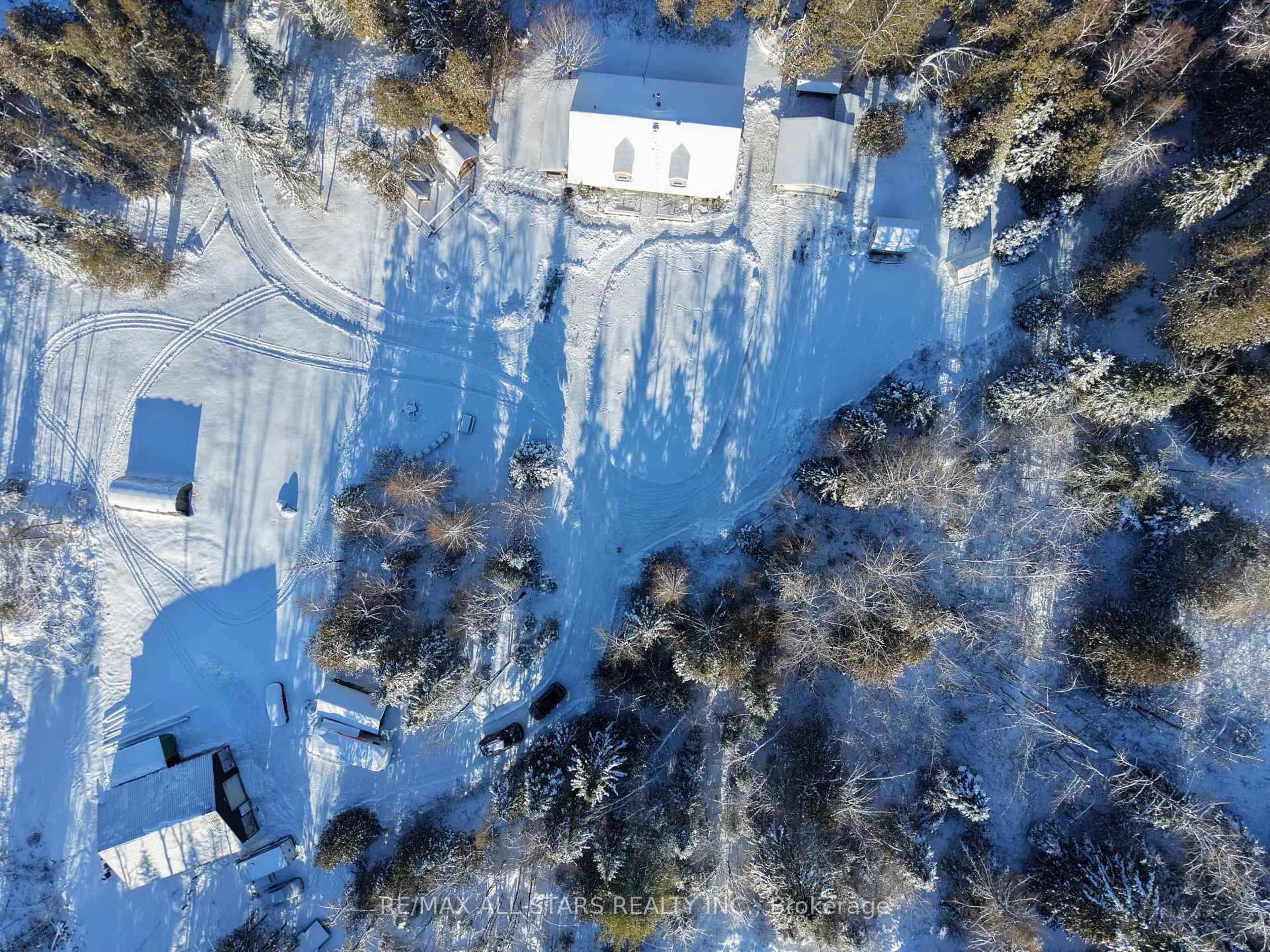 A pic from outside/outdoor area/front of a property/back of a property/a pic from drone, unknown for 728 Galway Rd, Trent Lakes Ontario K0M 2A0