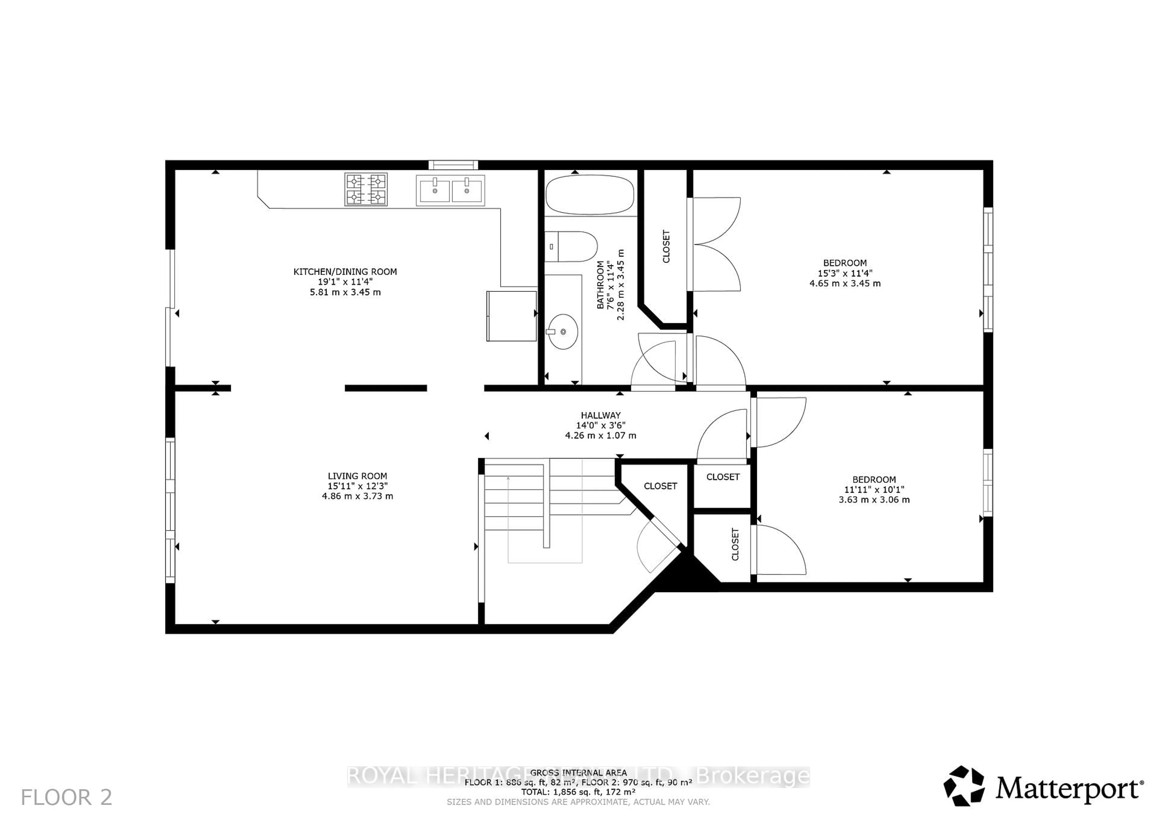 Floor plan for 26 Beverly St, Kawartha Lakes Ontario K9V 4Y7
