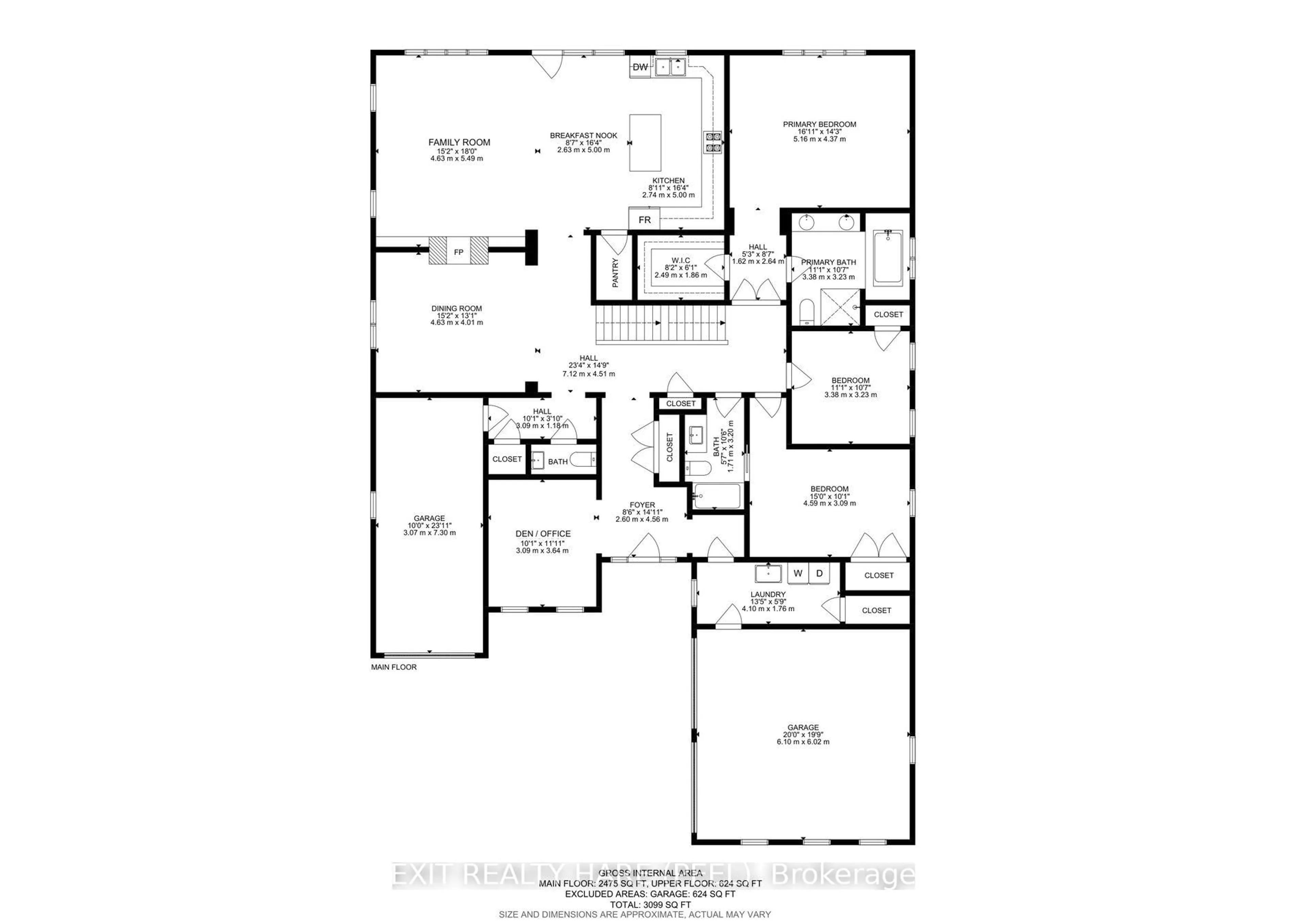 Floor plan for 17 Anderson Ave, Mono Ontario L9W 6W6