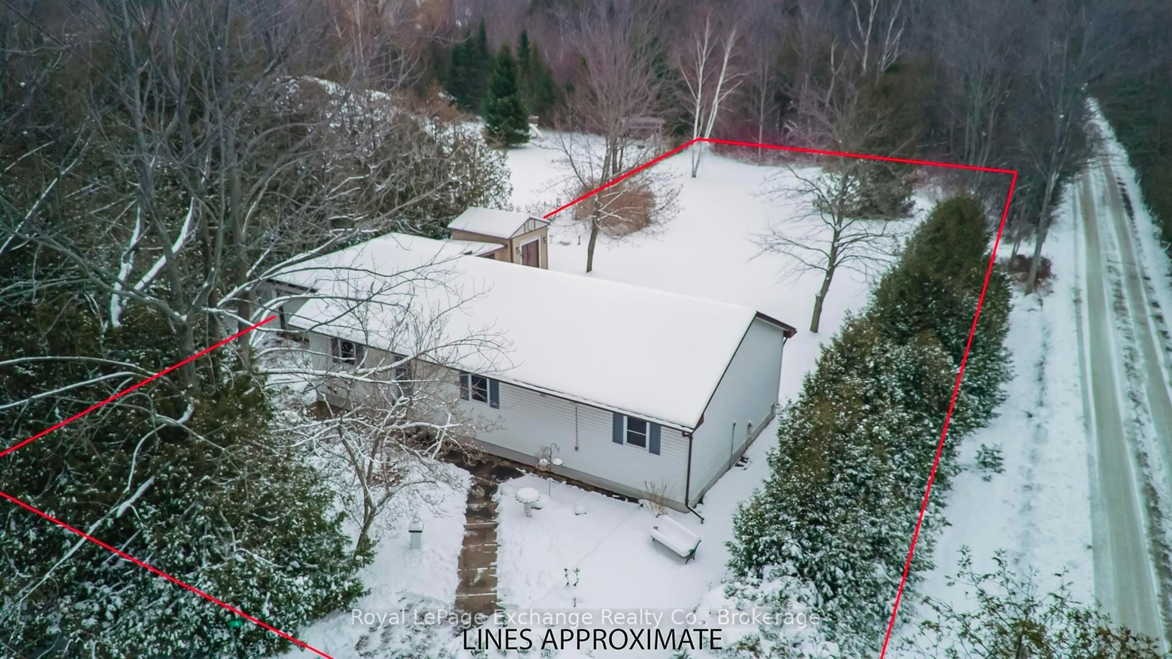 A pic from outside/outdoor area/front of a property/back of a property/a pic from drone, building for 4 Jarrell Lane, Kincardine Ontario N2Z 2X6