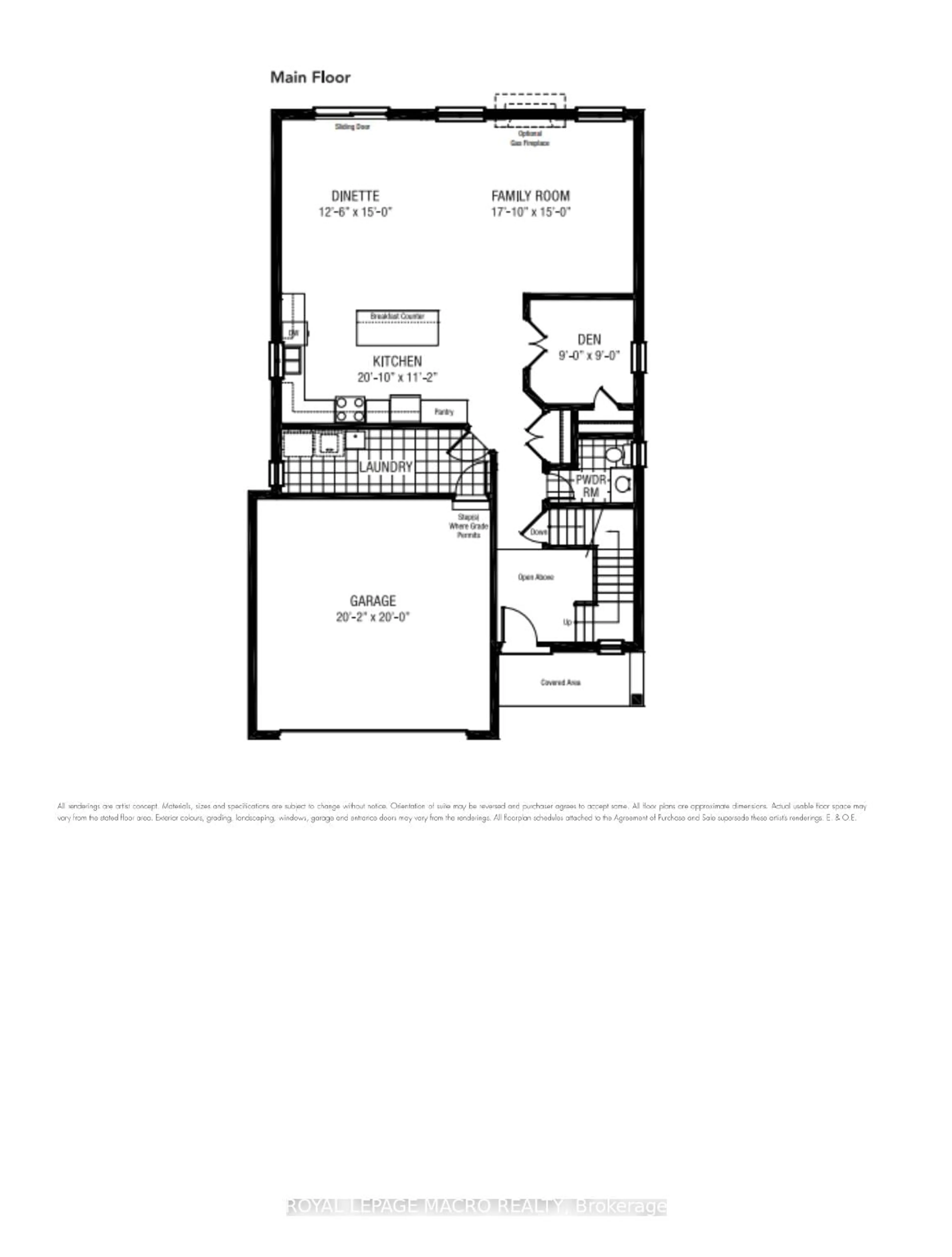 Floor plan for 431 Klein Circ, Hamilton Ontario L9K 0K3