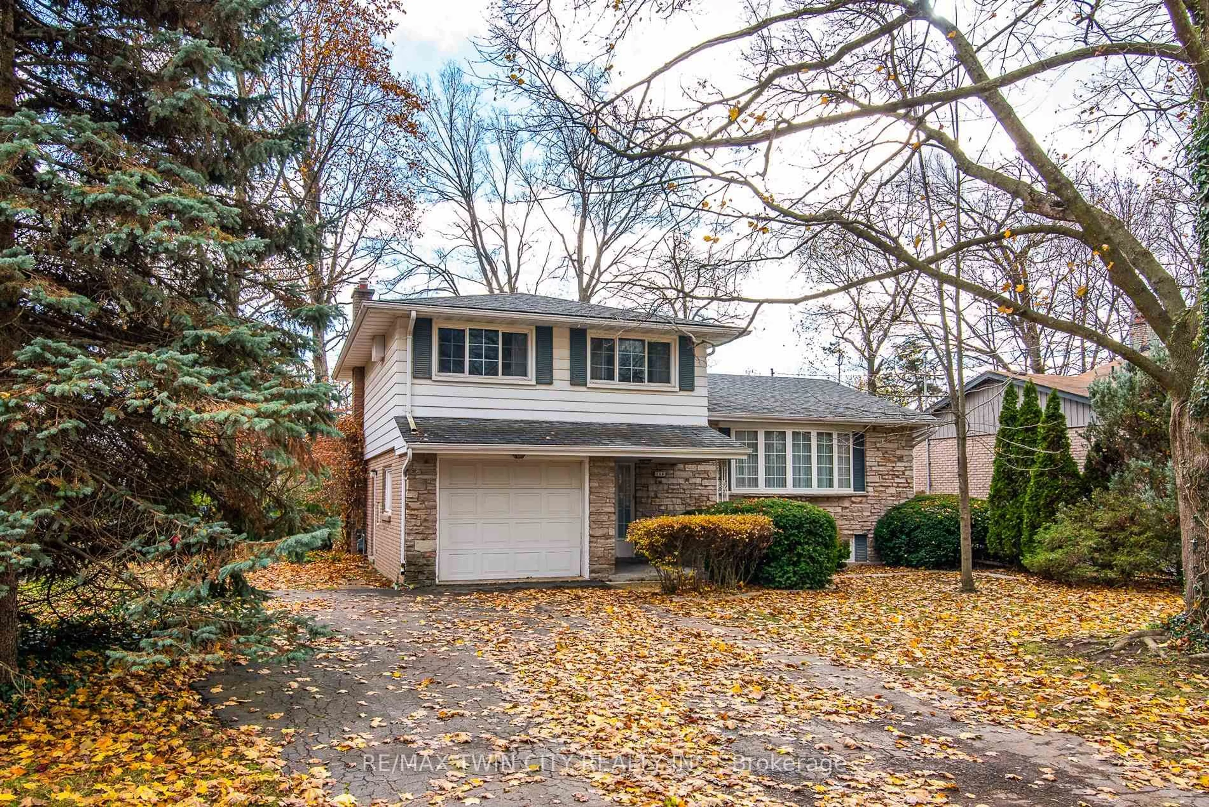 Home with vinyl exterior material, street for 155 Shuh Ave, Kitchener Ontario N2A 1H4