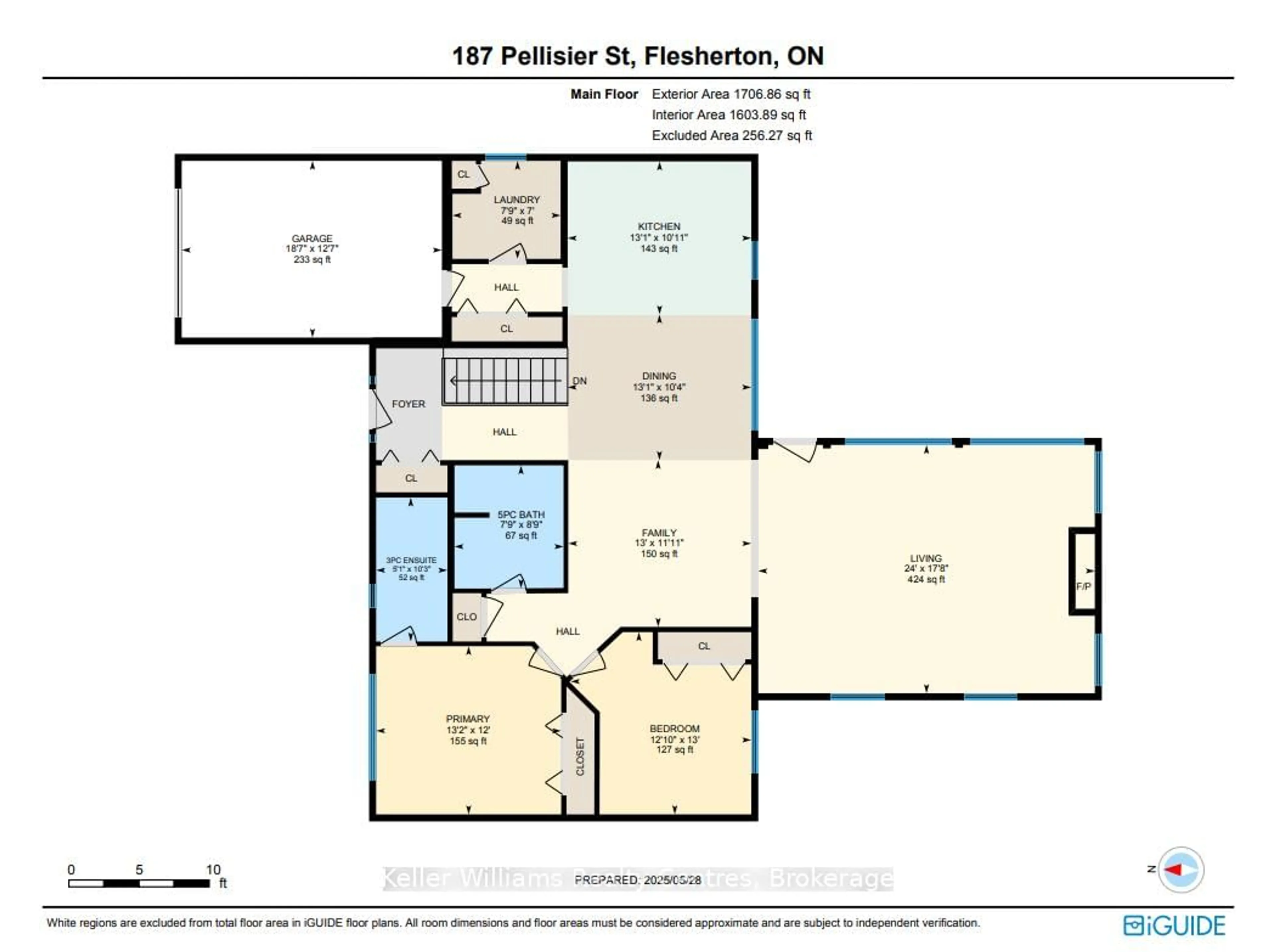 Floor plan for 187 Pellisier St, Grey Highlands Ontario N0C 1E0