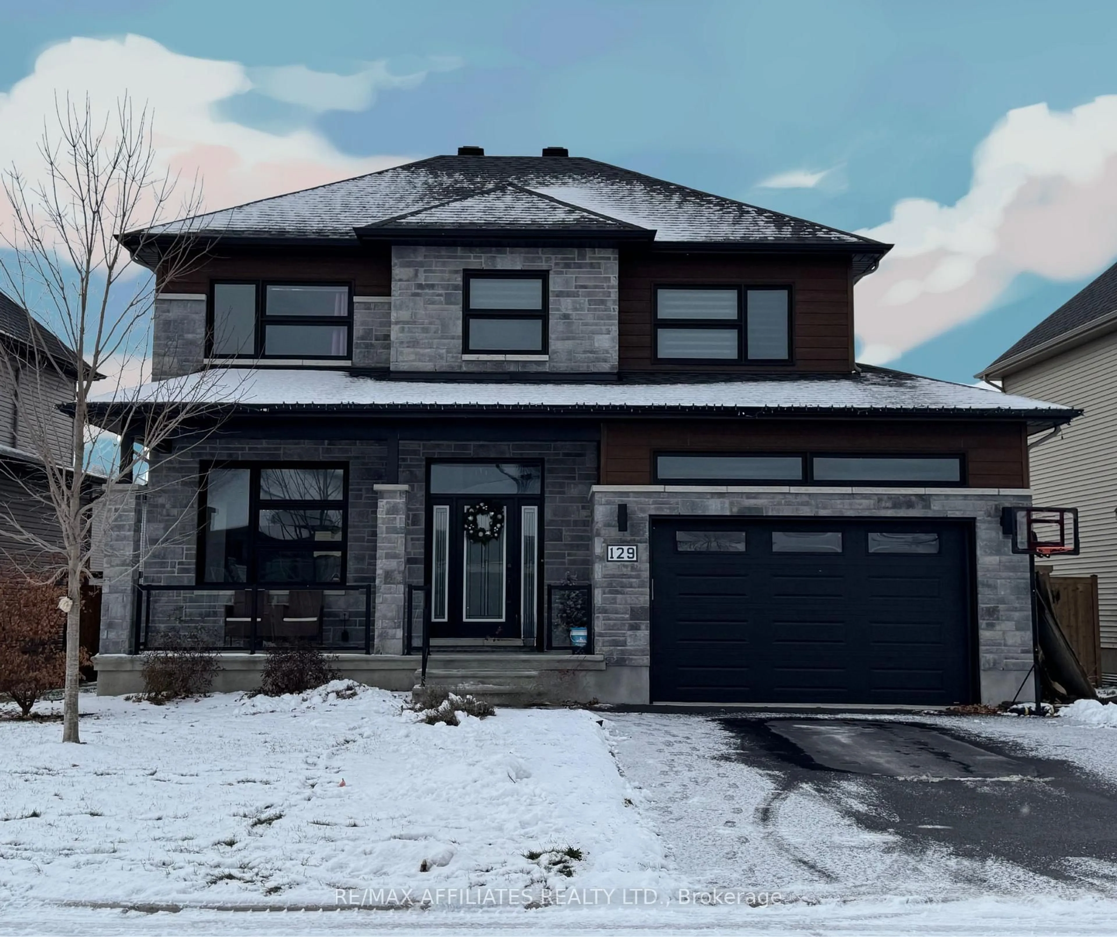 Home with brick exterior material, street for 129 Lyon St, Russell Ontario K0A 1W0