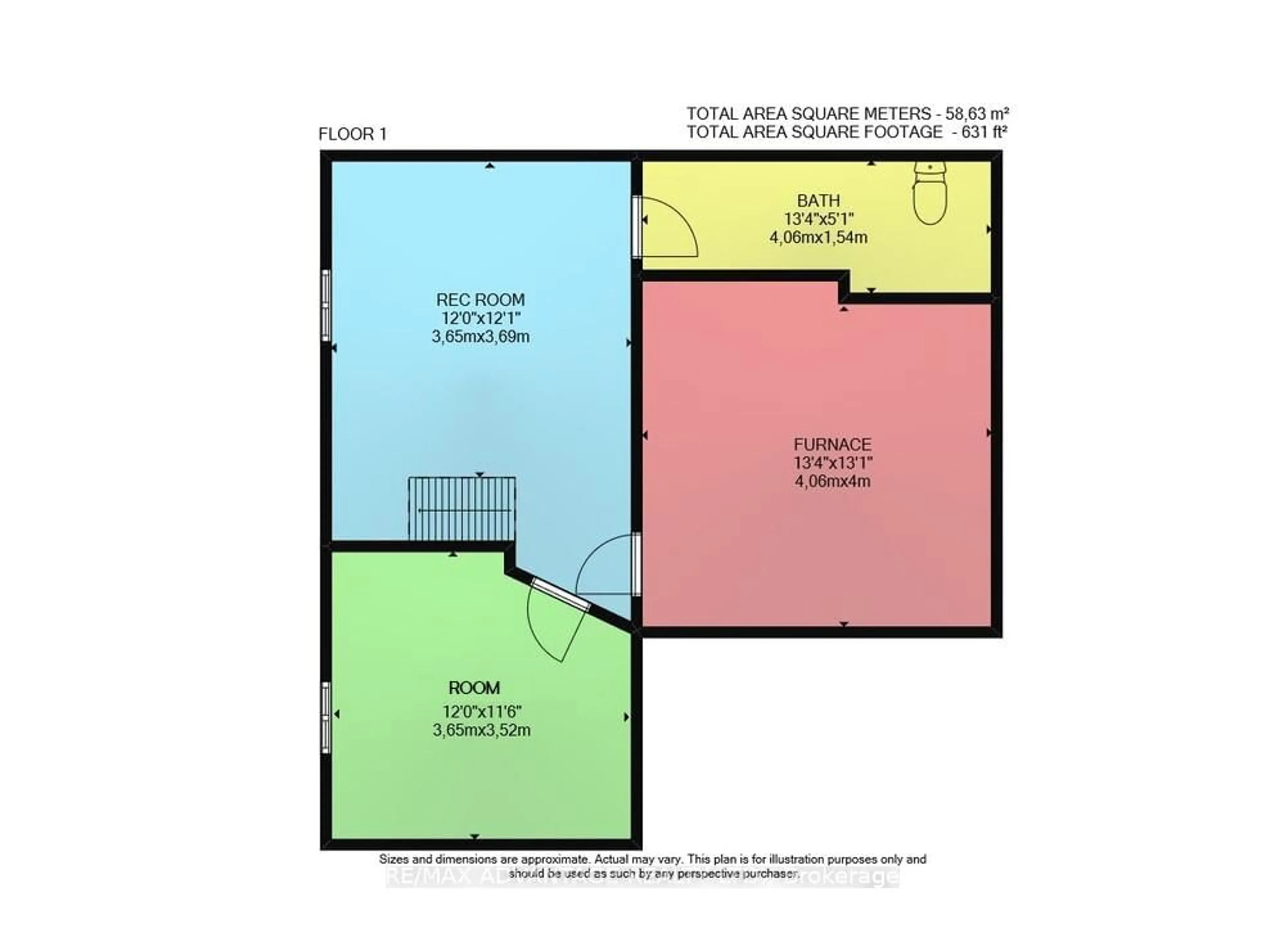 Floor plan for 114 Fairview Ave, St. Thomas Ontario N5R 4X6