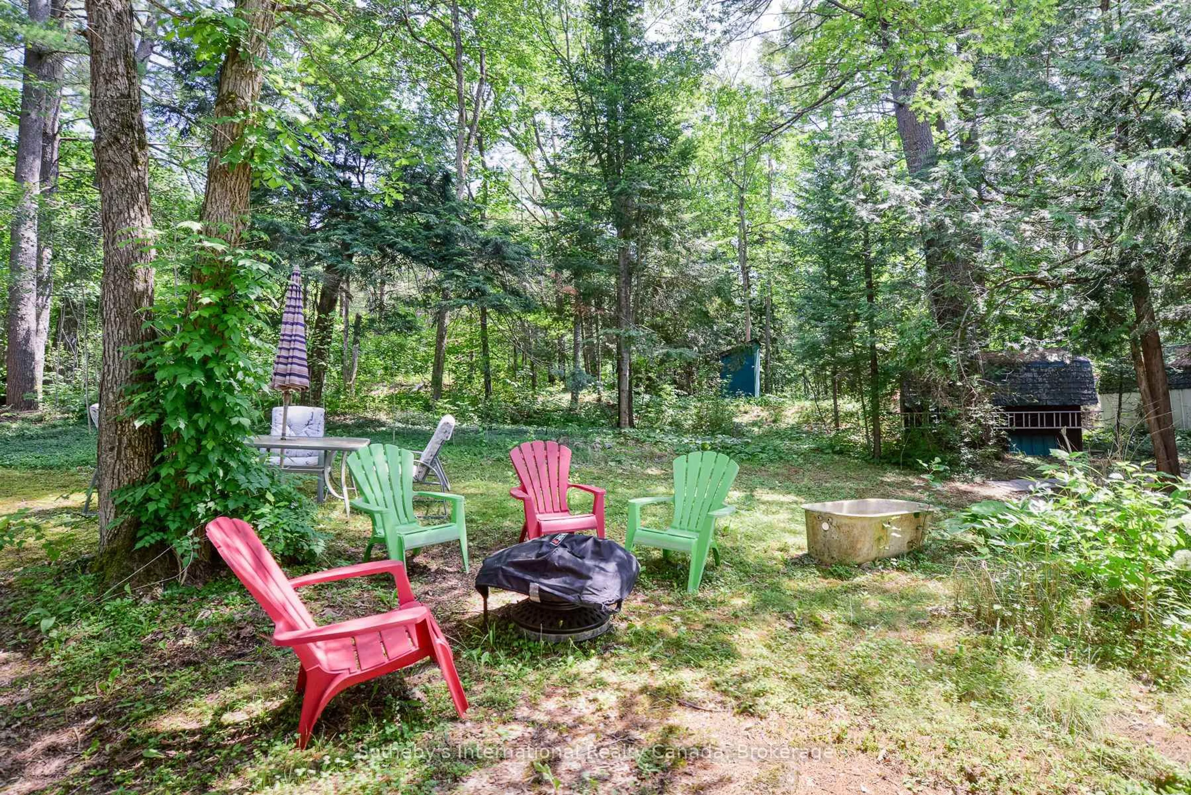 Patio, forest/trees view for 1145 South Morrison Lake Rd, Gravenhurst Ontario P0E 1G0