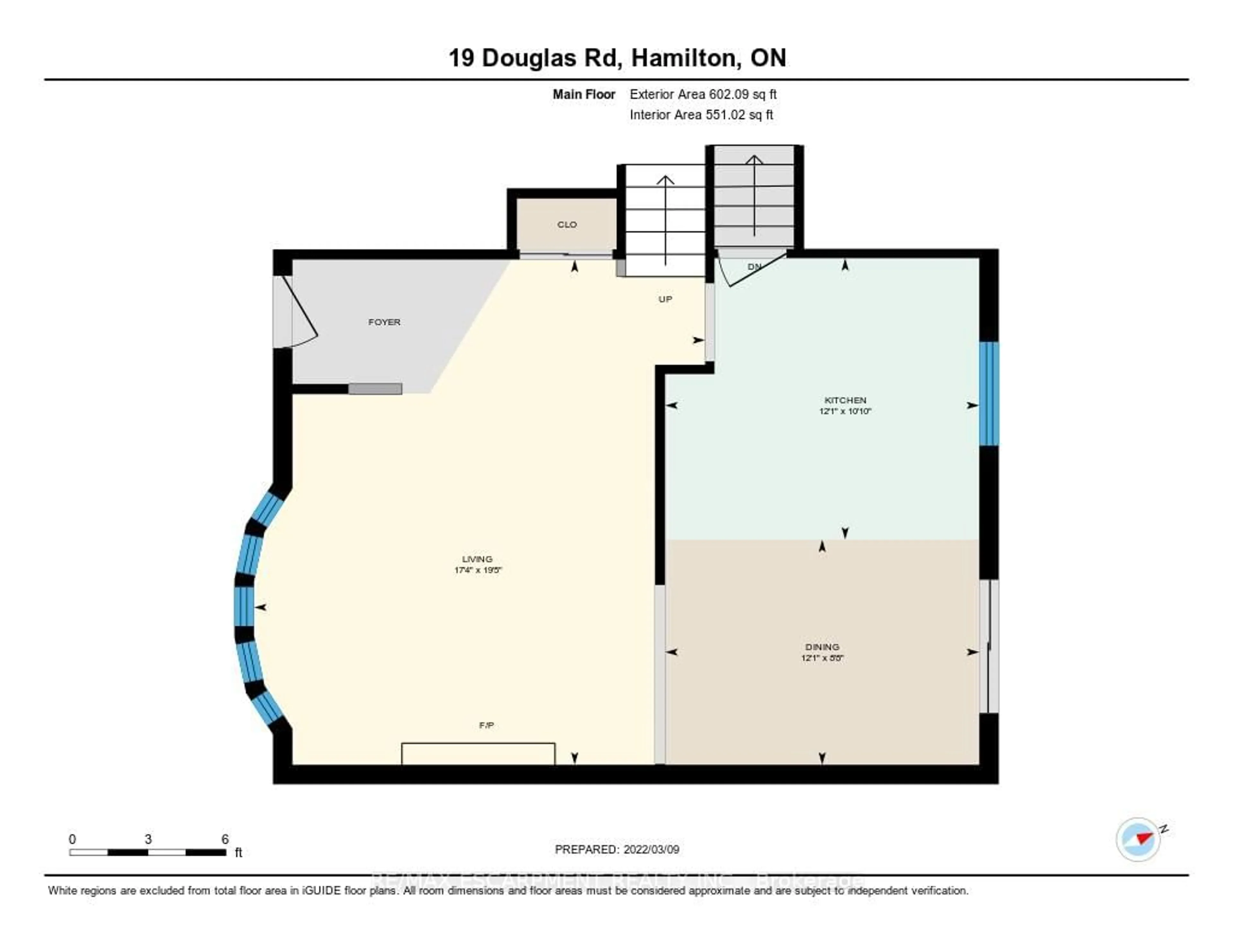 Floor plan for 19 Douglas Rd, Hamilton Ontario L9G 2E2