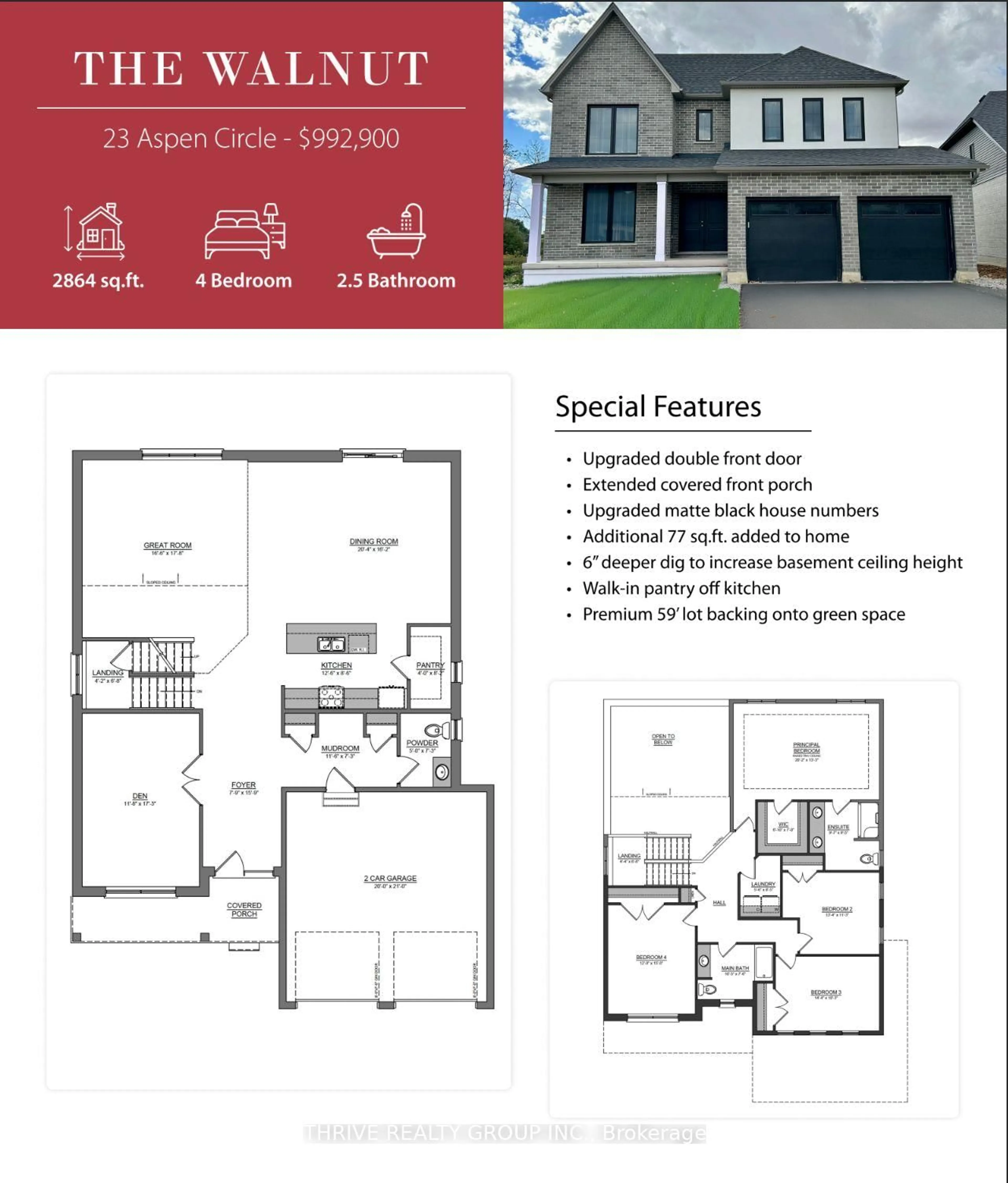 Floor plan for 23 Aspen Circ, Thames Centre Ontario N0M 2P0