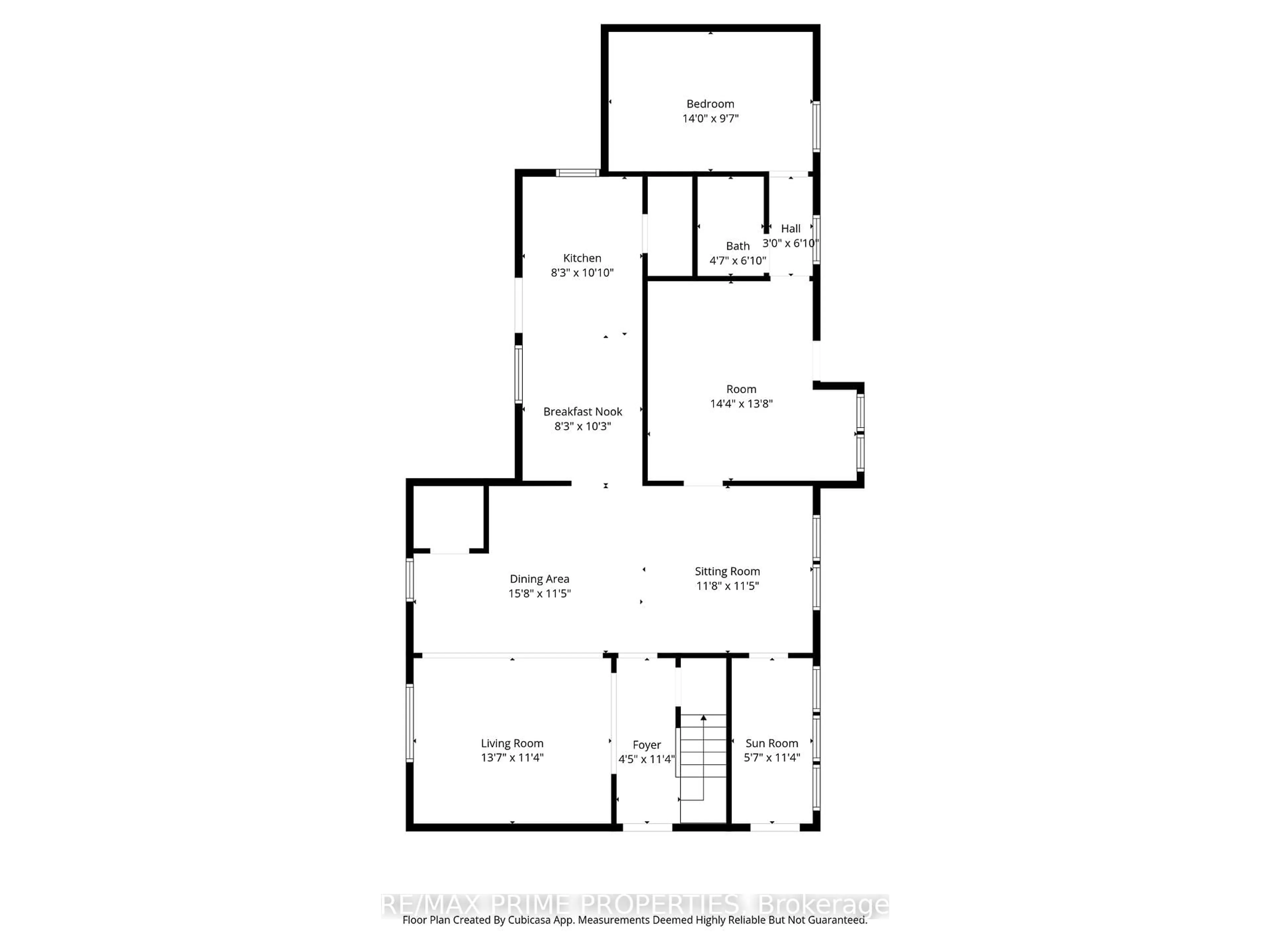 Floor plan for 211 Forest St, Haldimand Ontario N1A 1P2