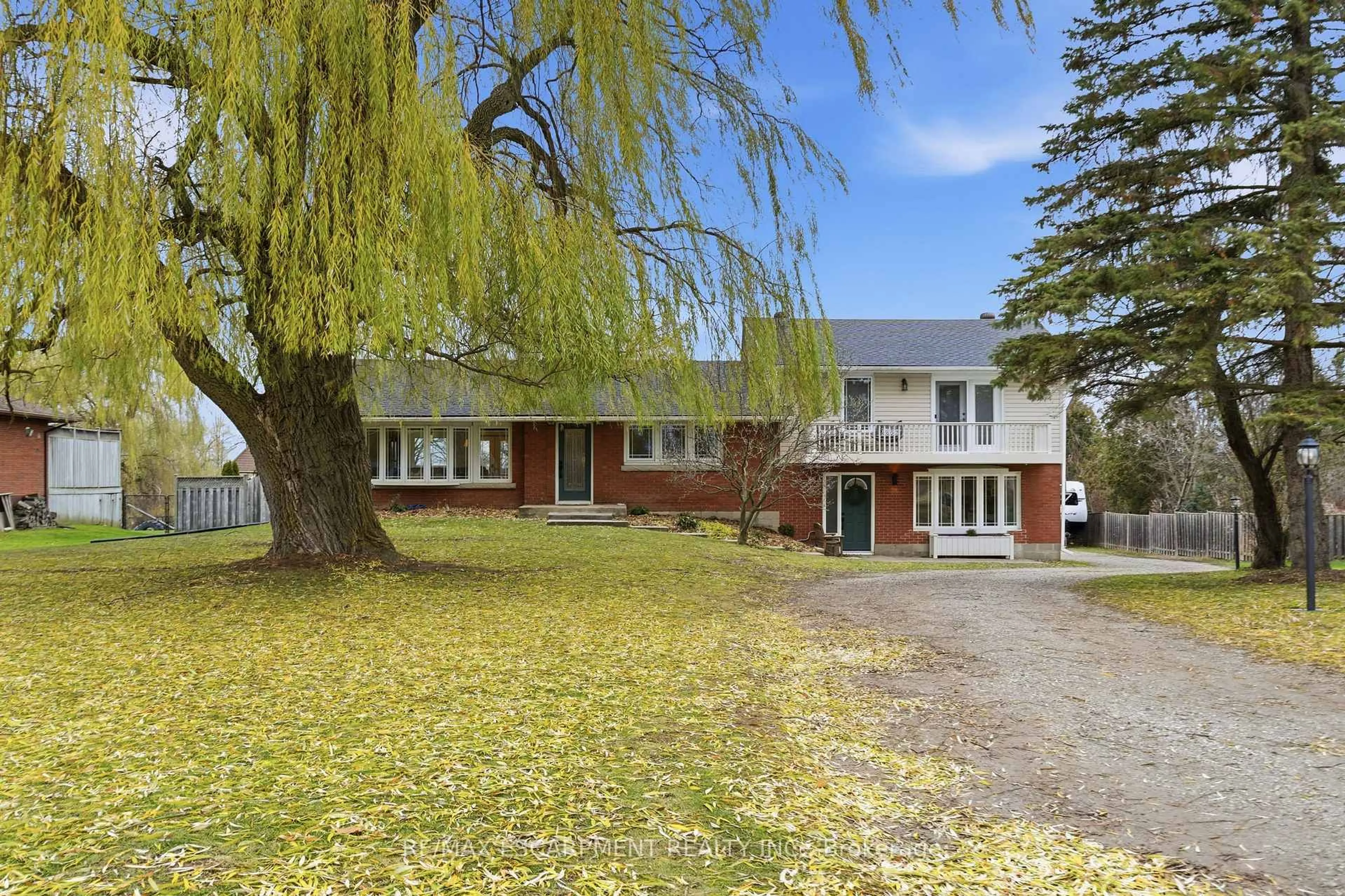 A pic from outside/outdoor area/front of a property/back of a property/a pic from drone, street for 3350 Highway 56, Hamilton Ontario L0R 1C0