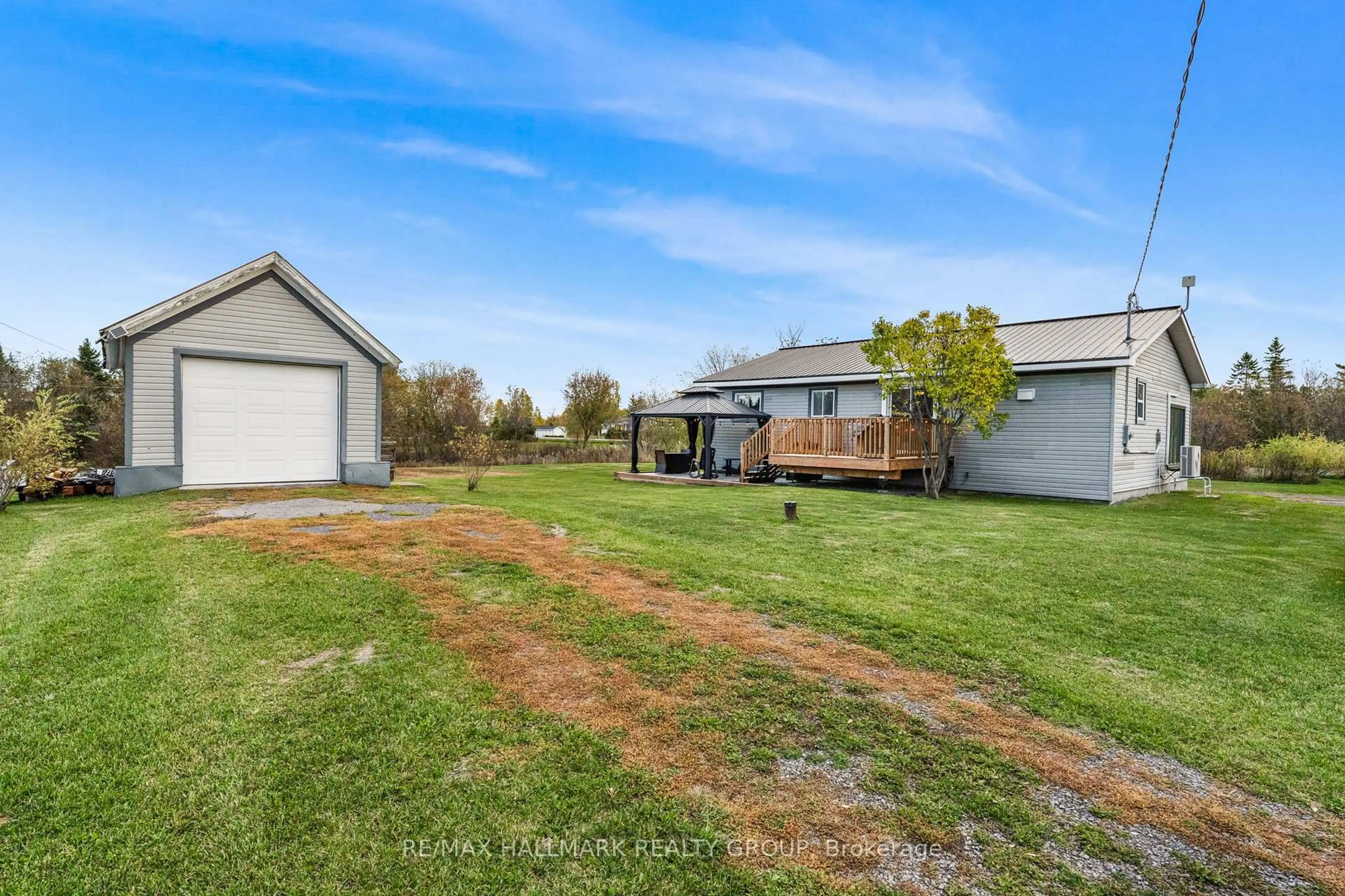 A pic from outside/outdoor area/front of a property/back of a property/a pic from drone, water/lake/river/ocean view for 2015 ADANAC Rd, The Nation Ontario K0B 1A0