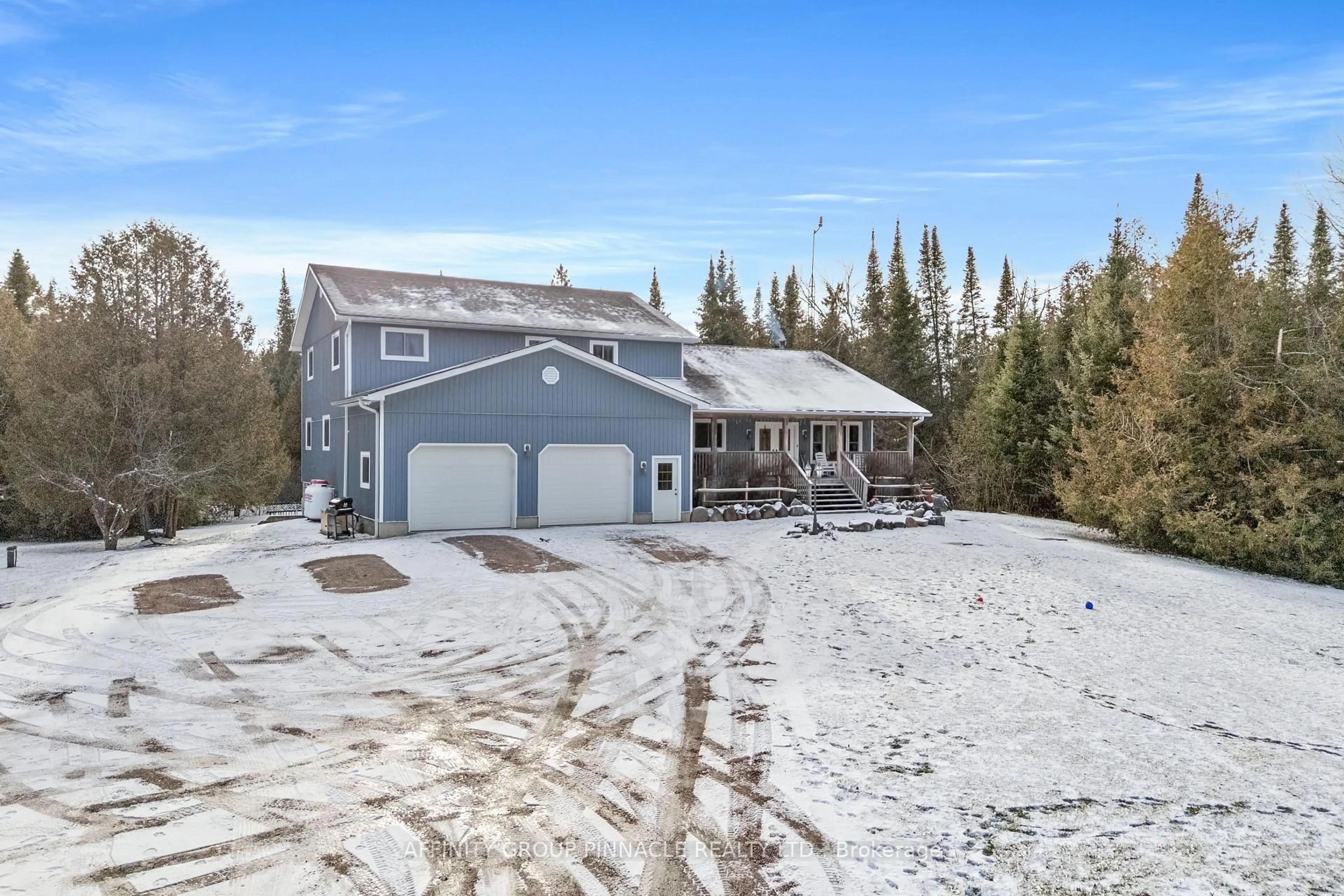 A pic from outside/outdoor area/front of a property/back of a property/a pic from drone, unknown for 196 Bury's Green Rd, Kawartha Lakes Ontario K0M 1N0