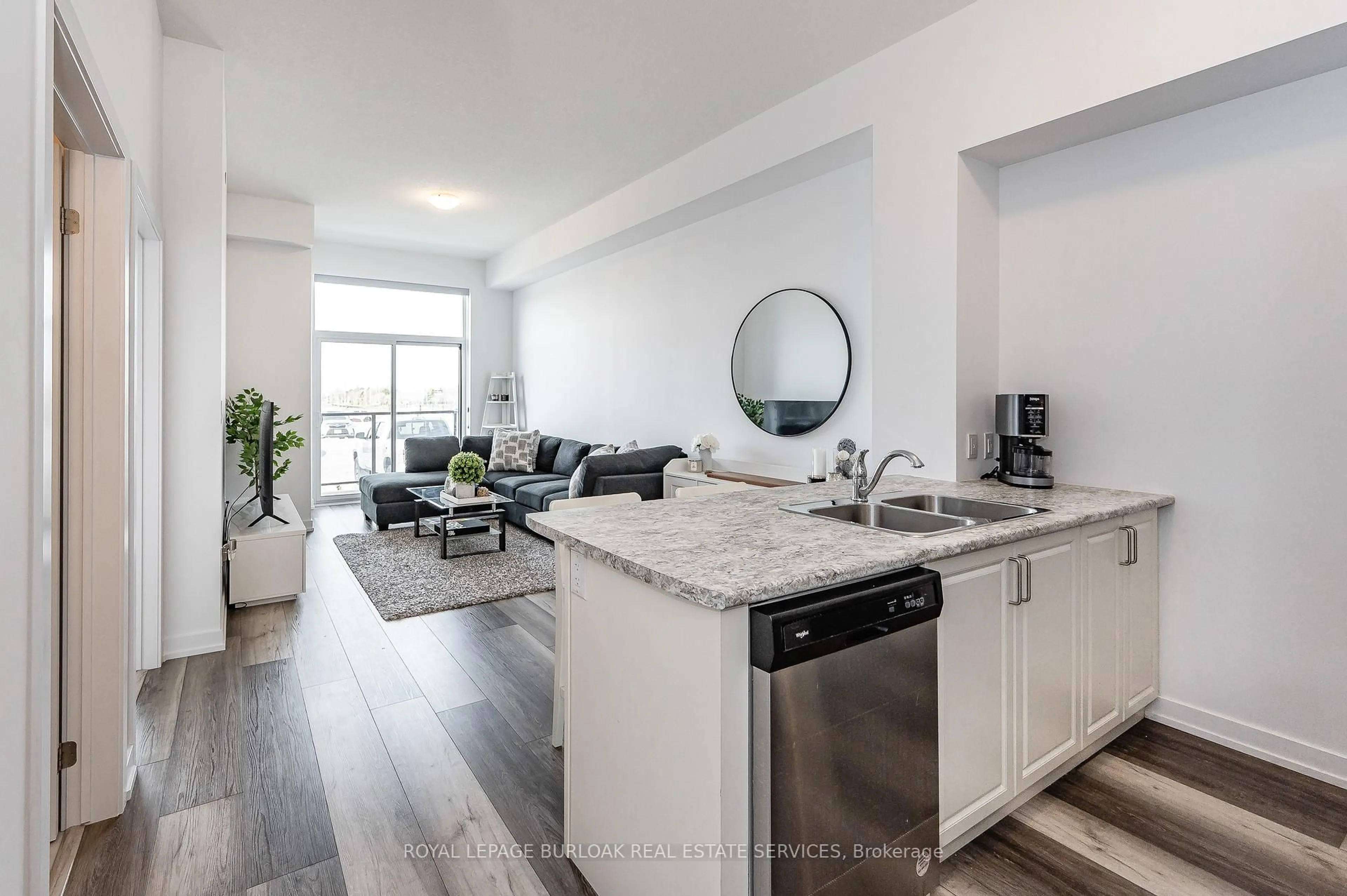 Open concept kitchen, unknown for 450 Dundas St #121, Hamilton Ontario L8B 0L7