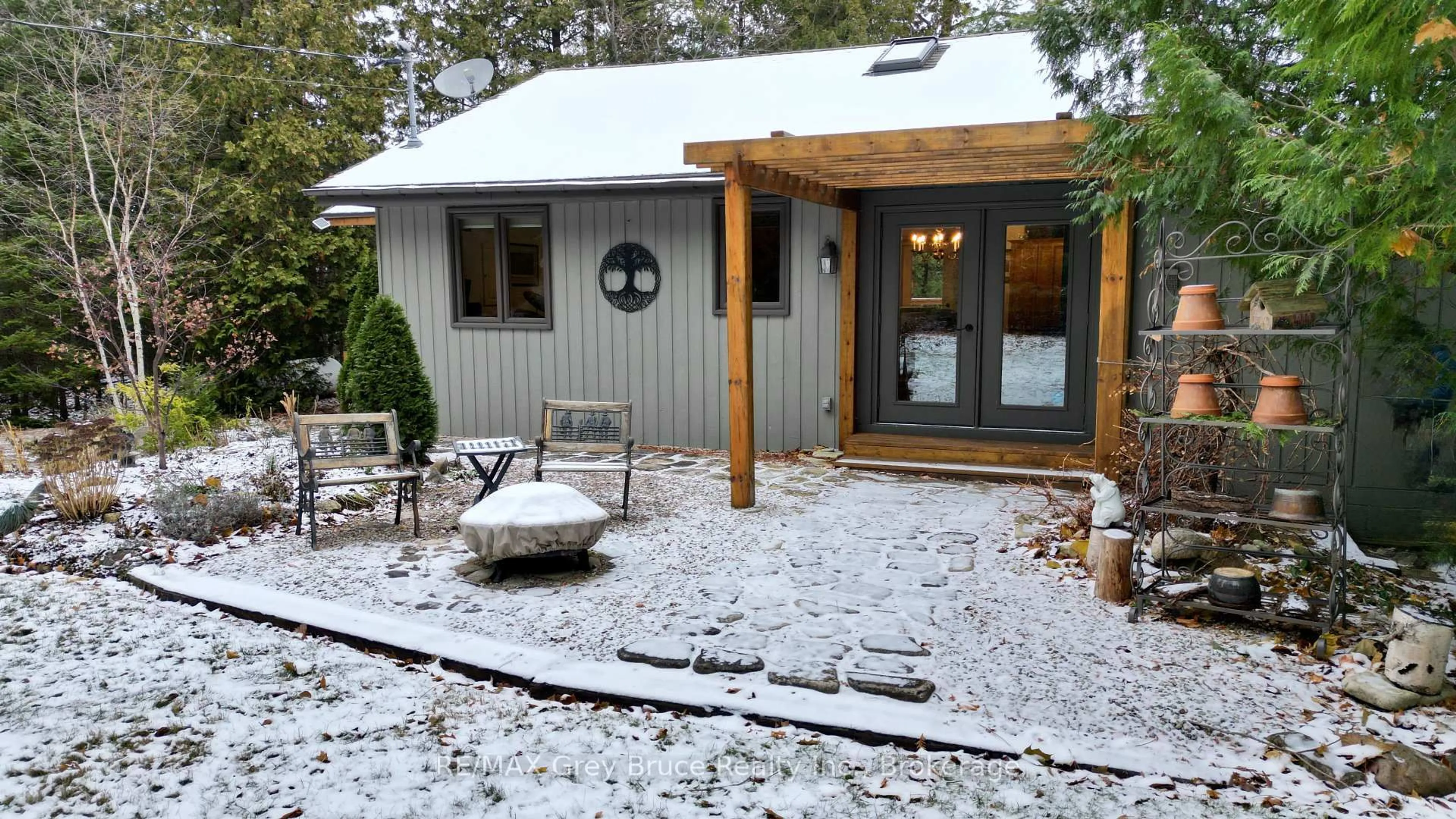 Patio, street for 54 Carter Rd, Northern Bruce Peninsula Ontario N0H 1W0