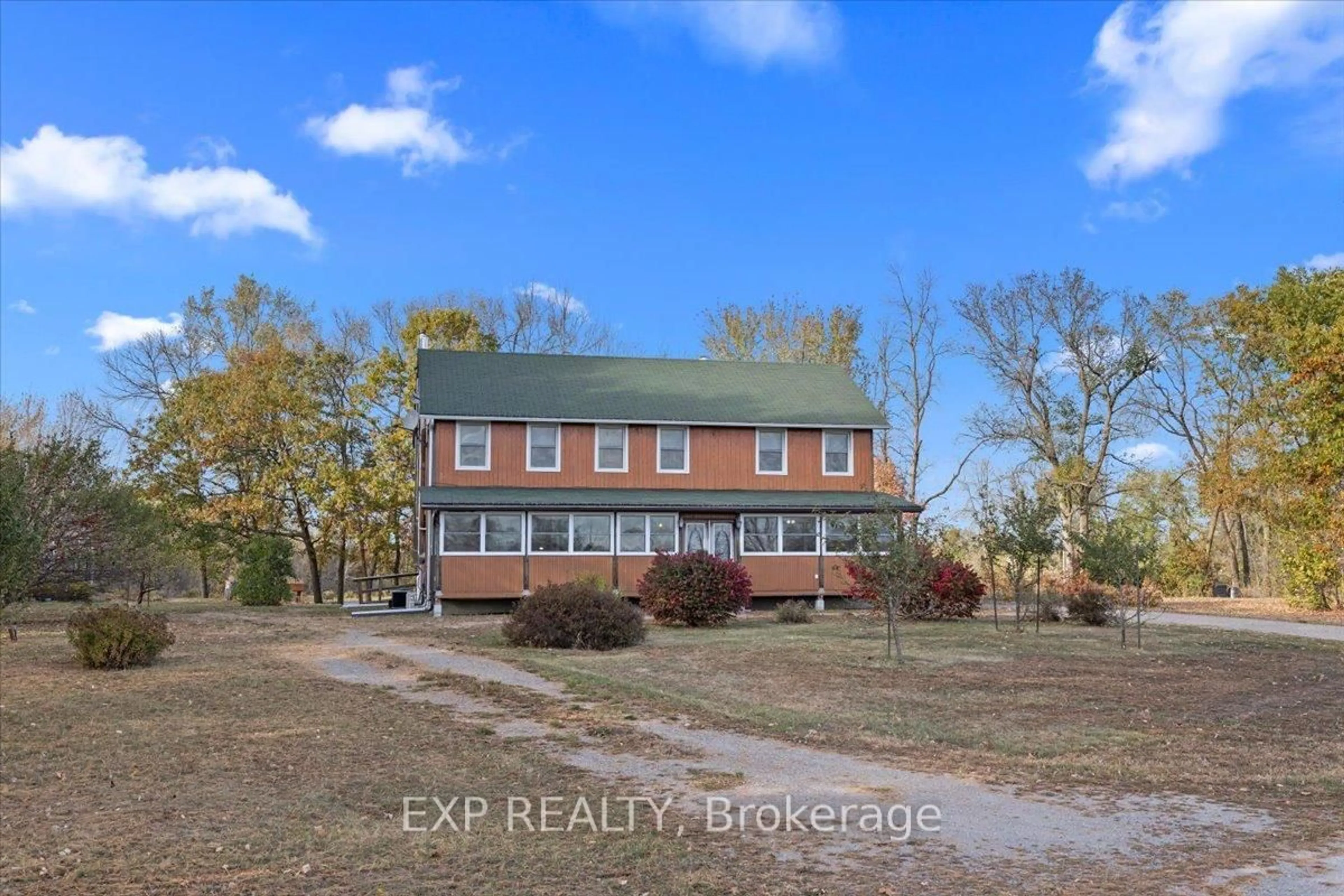 A pic from outside/outdoor area/front of a property/back of a property/a pic from drone, water/lake/river/ocean view for 1220 Westross Rd, Cobden Ontario K0J 1K0