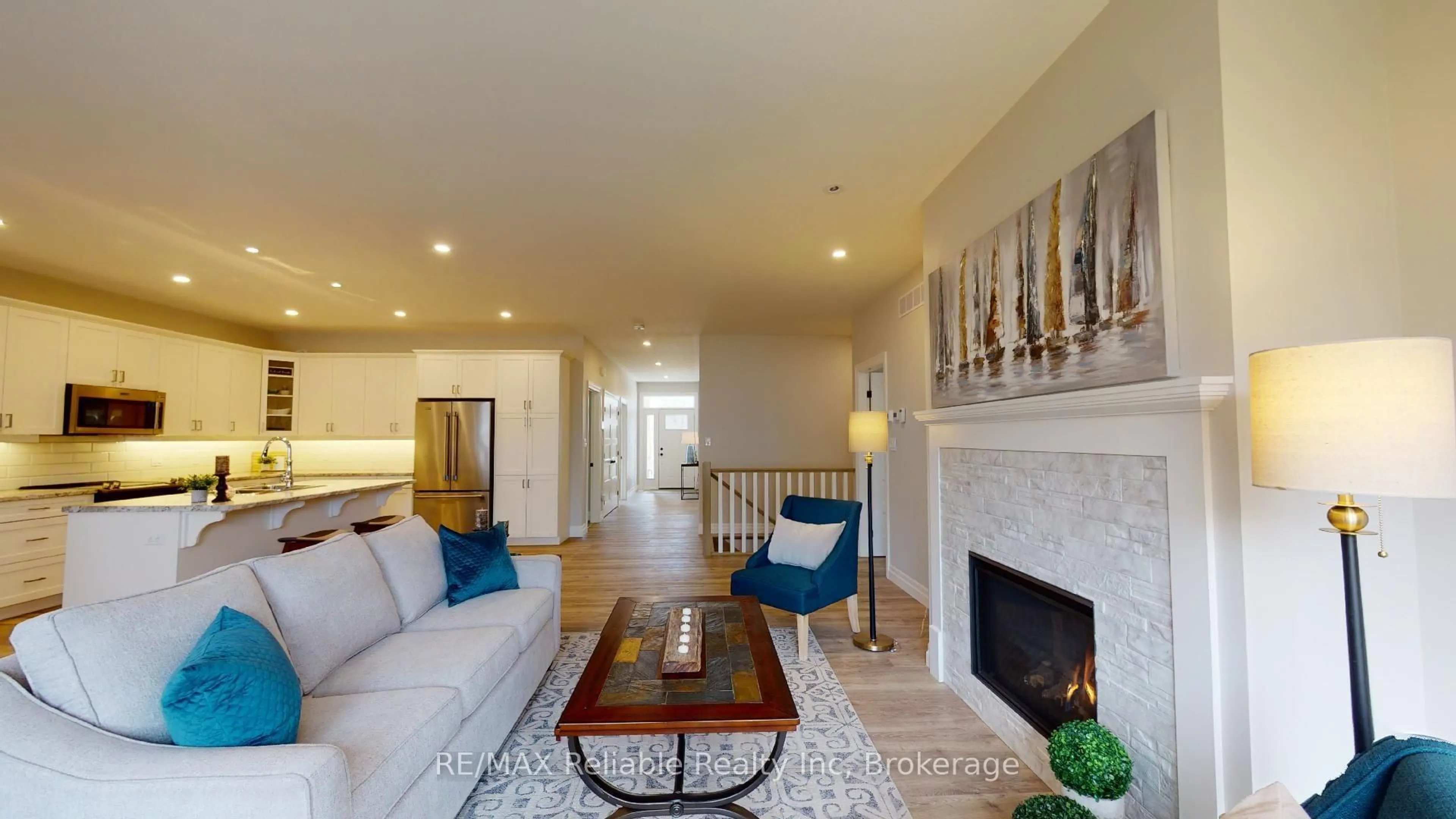 Living room with furniture, unknown for 7 Thimbleweed Dr, Bluewater Ontario N0M 1G0